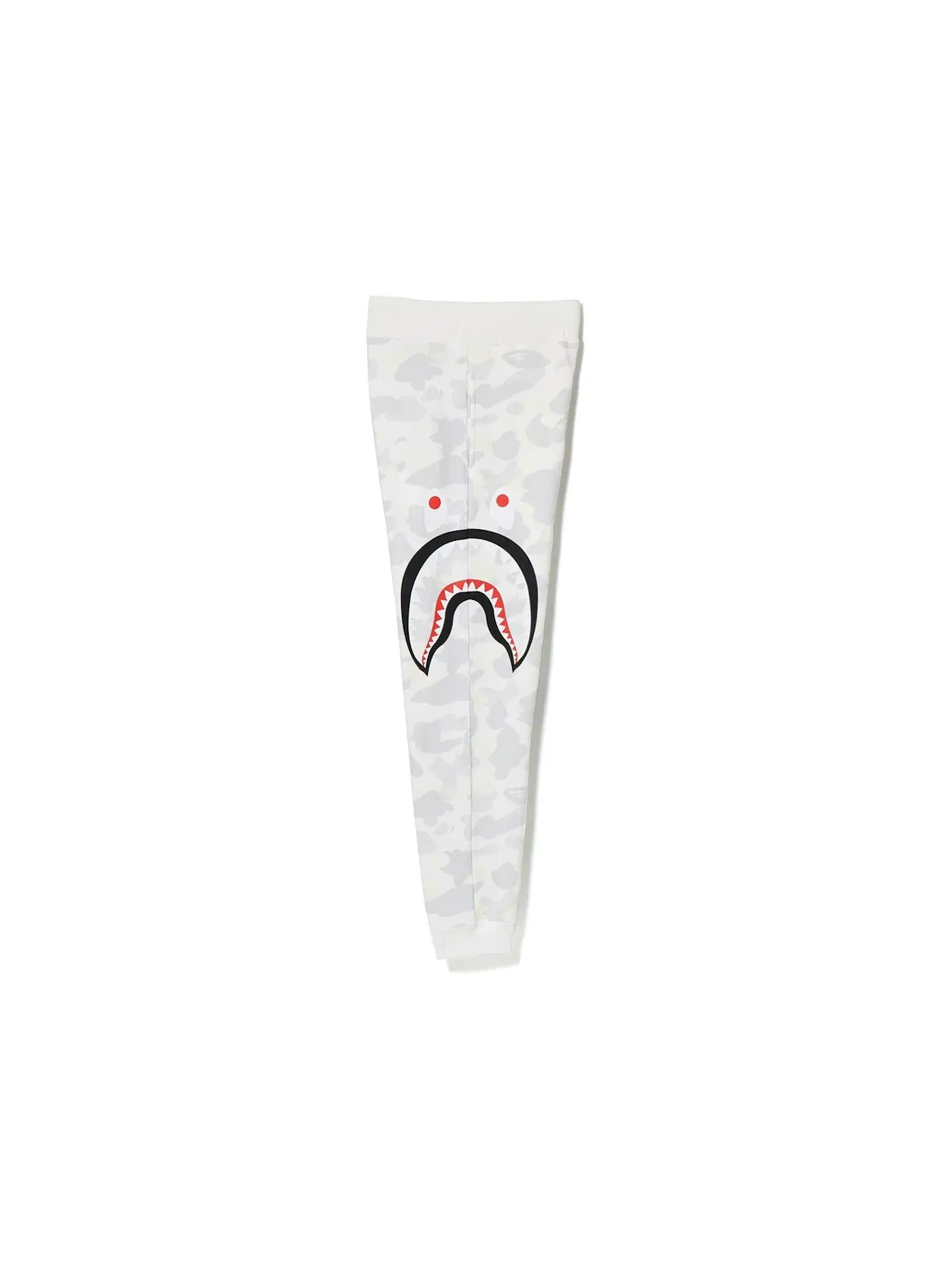 Мужские штаны с принтом BAPE City Camo Side Shark Slim Sweat Pants — изображение 2 из 2, белый