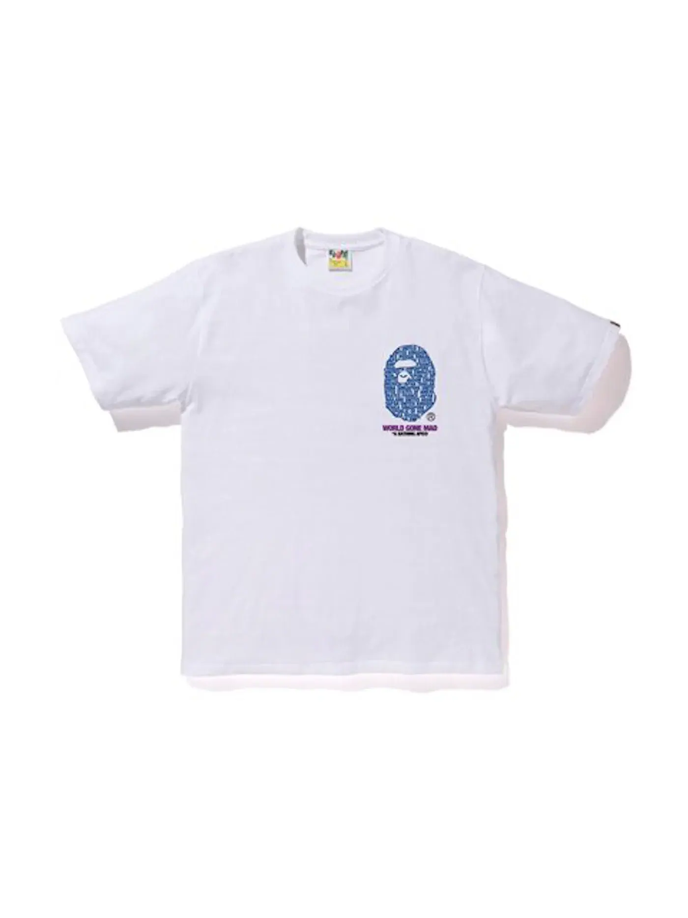 Мужская футболка с принтом Milo Tee BAPE — изображение 1 из 2, белый