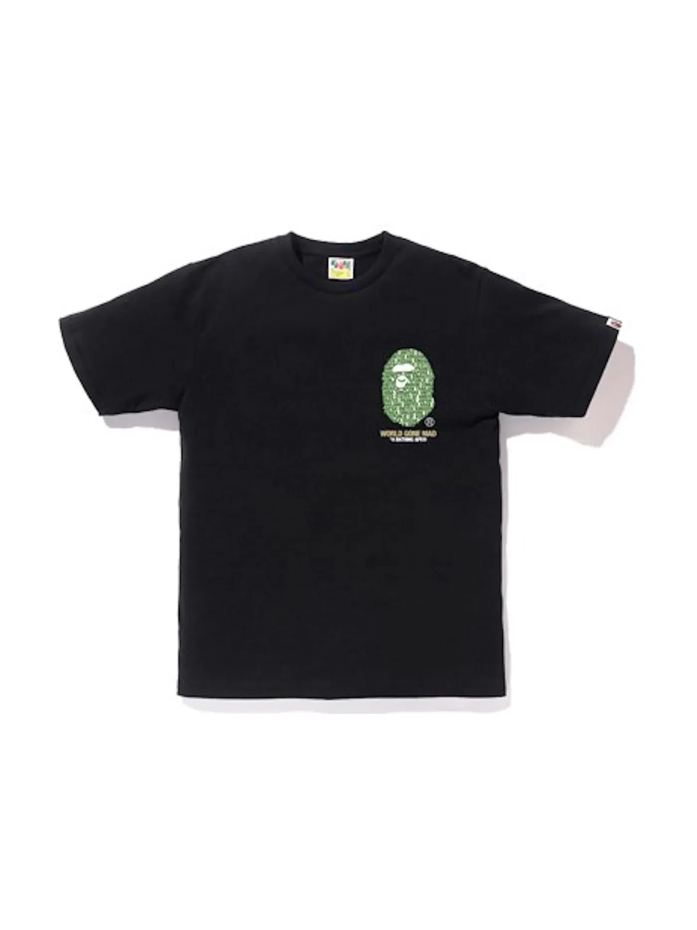 Мужская футболка с принтом City Tokyo ABC Camo BAPE — изображение 1 из 2, черный