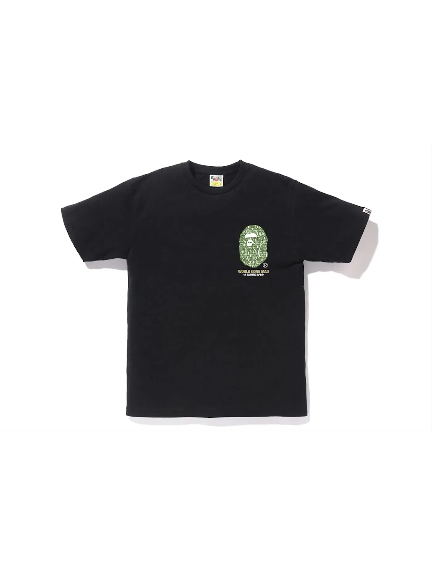 Мужская футболка BAPE City Tokyo College Tee — изображение 1 из 2, черный