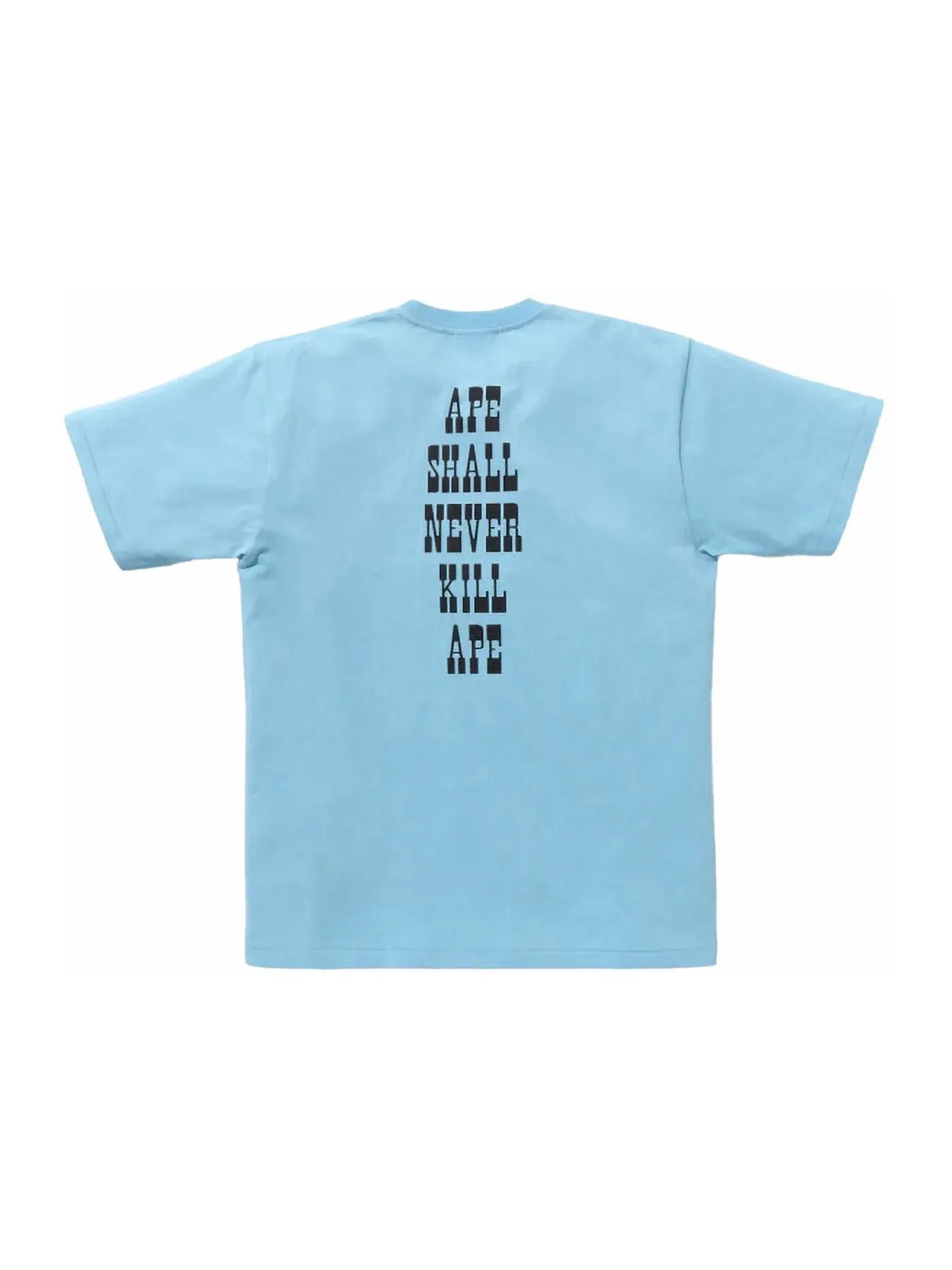 Мужская футболка с принтом BAPE Classic Baby Milo Tee — изображение 2 из 2, синий