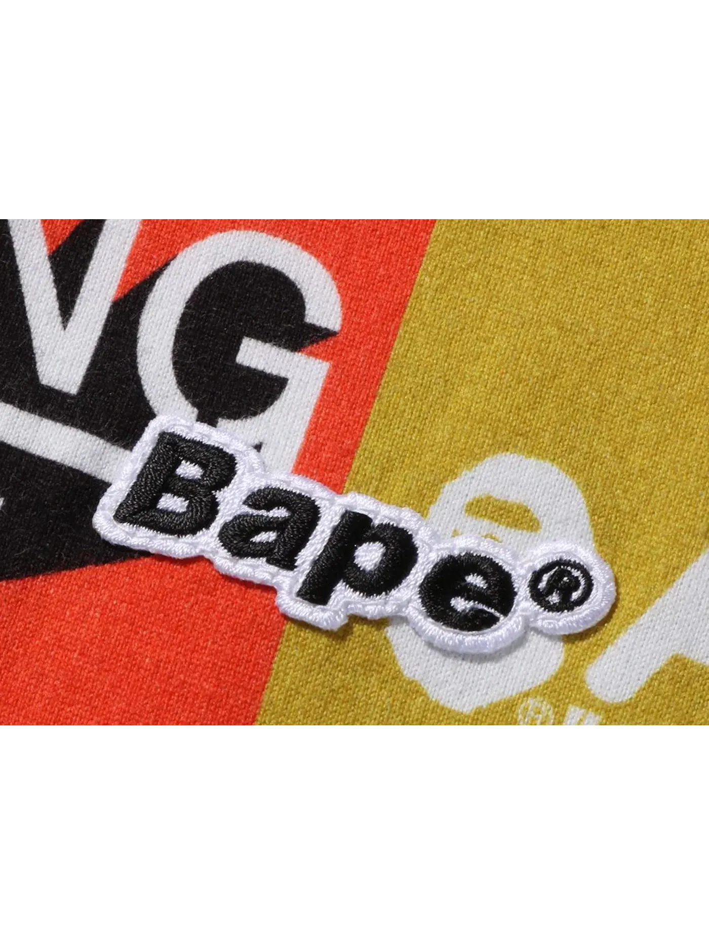 Мужская футболка свободного кроя Classic Logo Relaxed Fit Tee BAPE — изображение 3 из 3, мульти