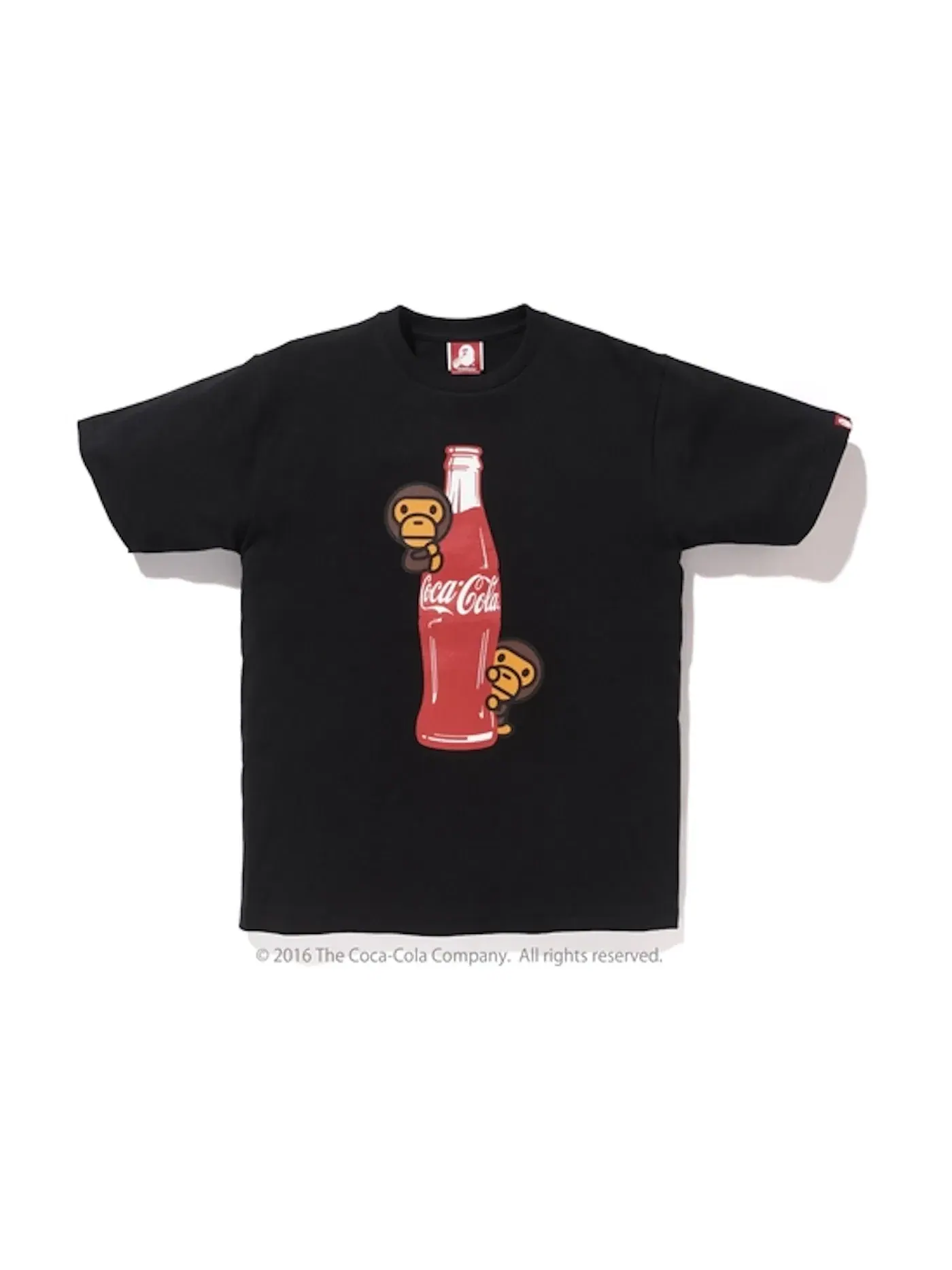 Мужская футболка с принтом BAPE Coca-Cola Milo Tee 4 — изображение 1 из 2, черный