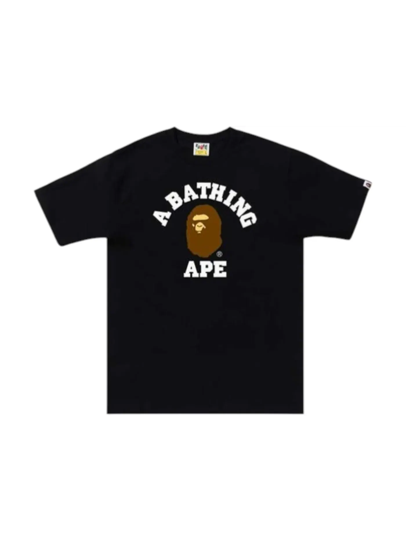 Мужская футболка с принтом BAPE Tee — изображение 1 из 1, черный