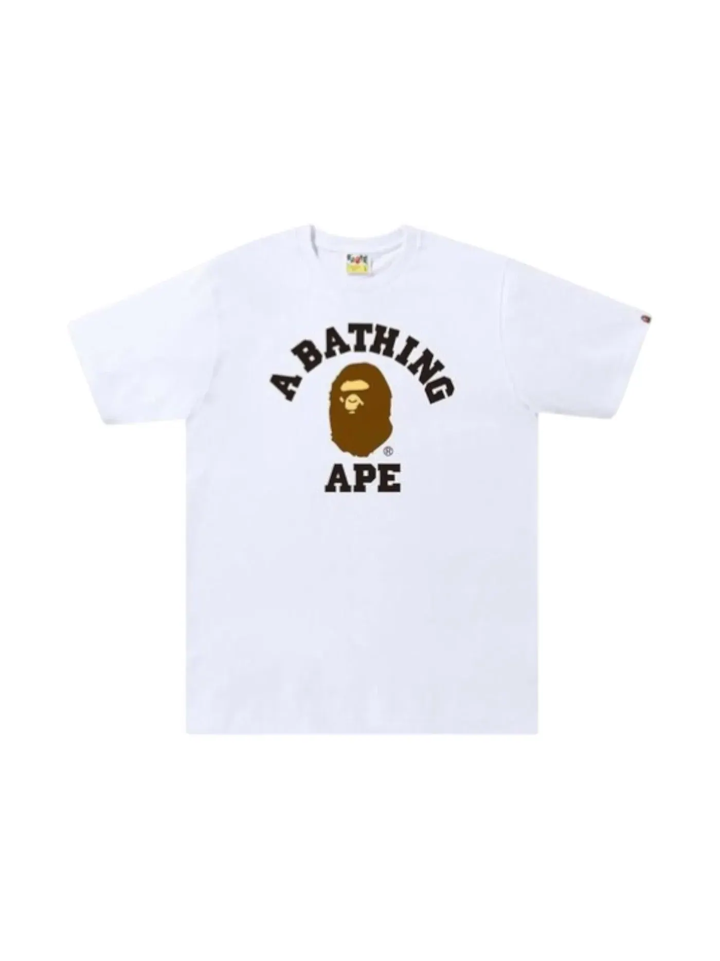 Мужская футболка с принтом BAPE Tee: BAPE — изображение 1 из 1, белый