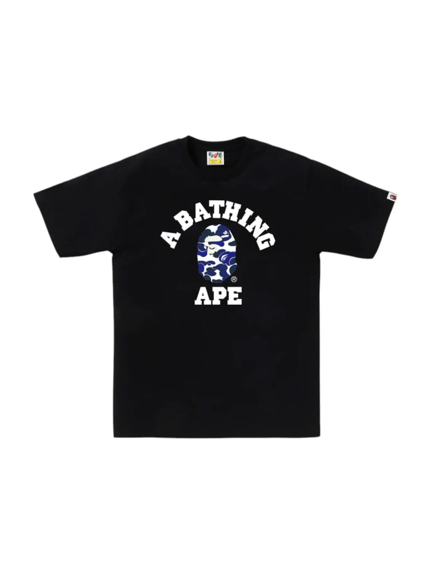 Мужская футболка с принтом BAPE College BAPEC Tee (JP Online Exclusive) BAPE — изображение 1 из 1, черный