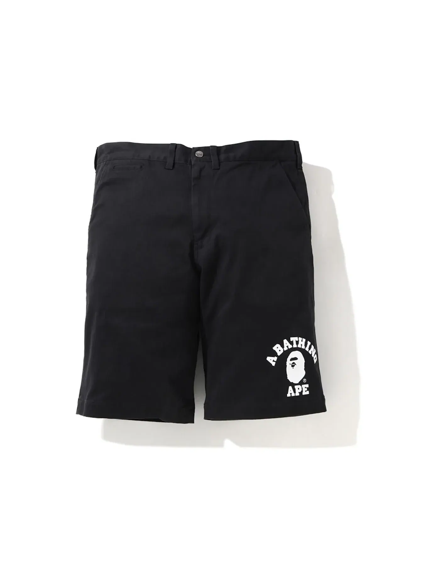 Мужские шорты хлопковые BAPE Shorts — изображение 1 из 1, черный