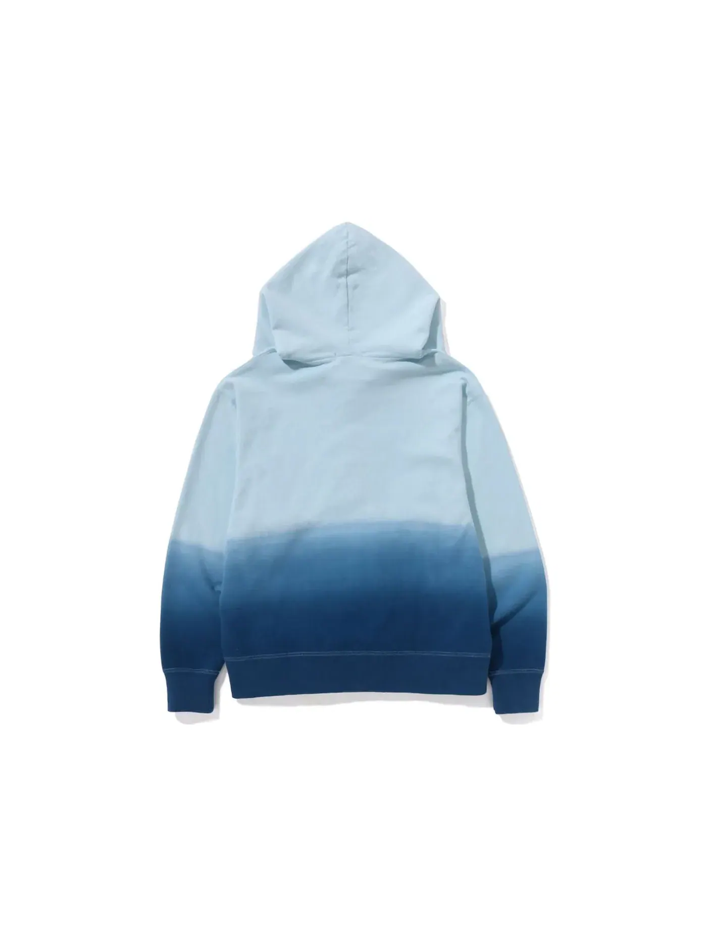 Мужской худи с градиентом Relaxed Fit Full Zip BAPE — изображение 2 из 2, синий