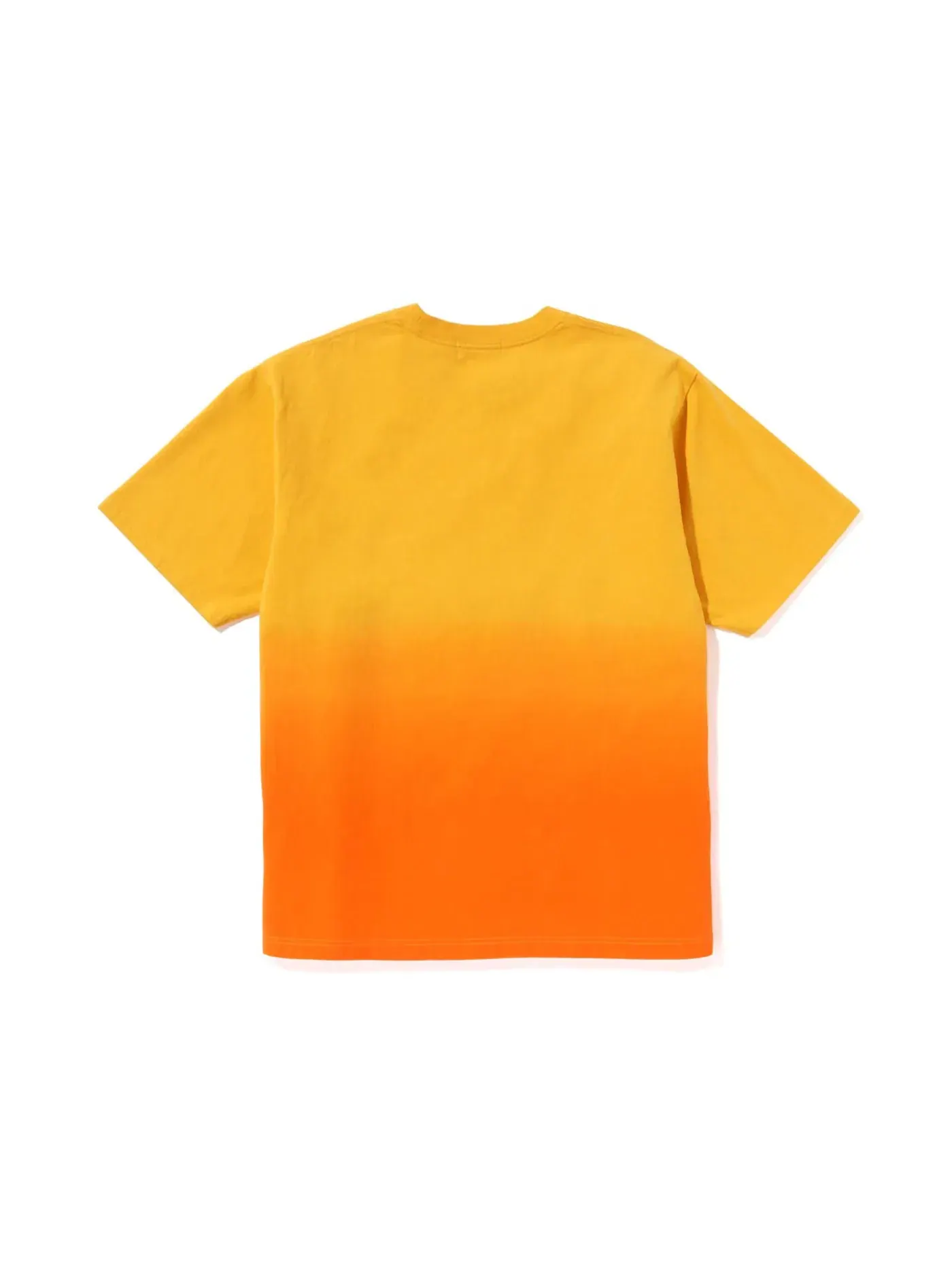 Мужская футболка свободного кроя BAPE College Gradation Relaxed Fit Tee — изображение 2 из 2, оранжевый