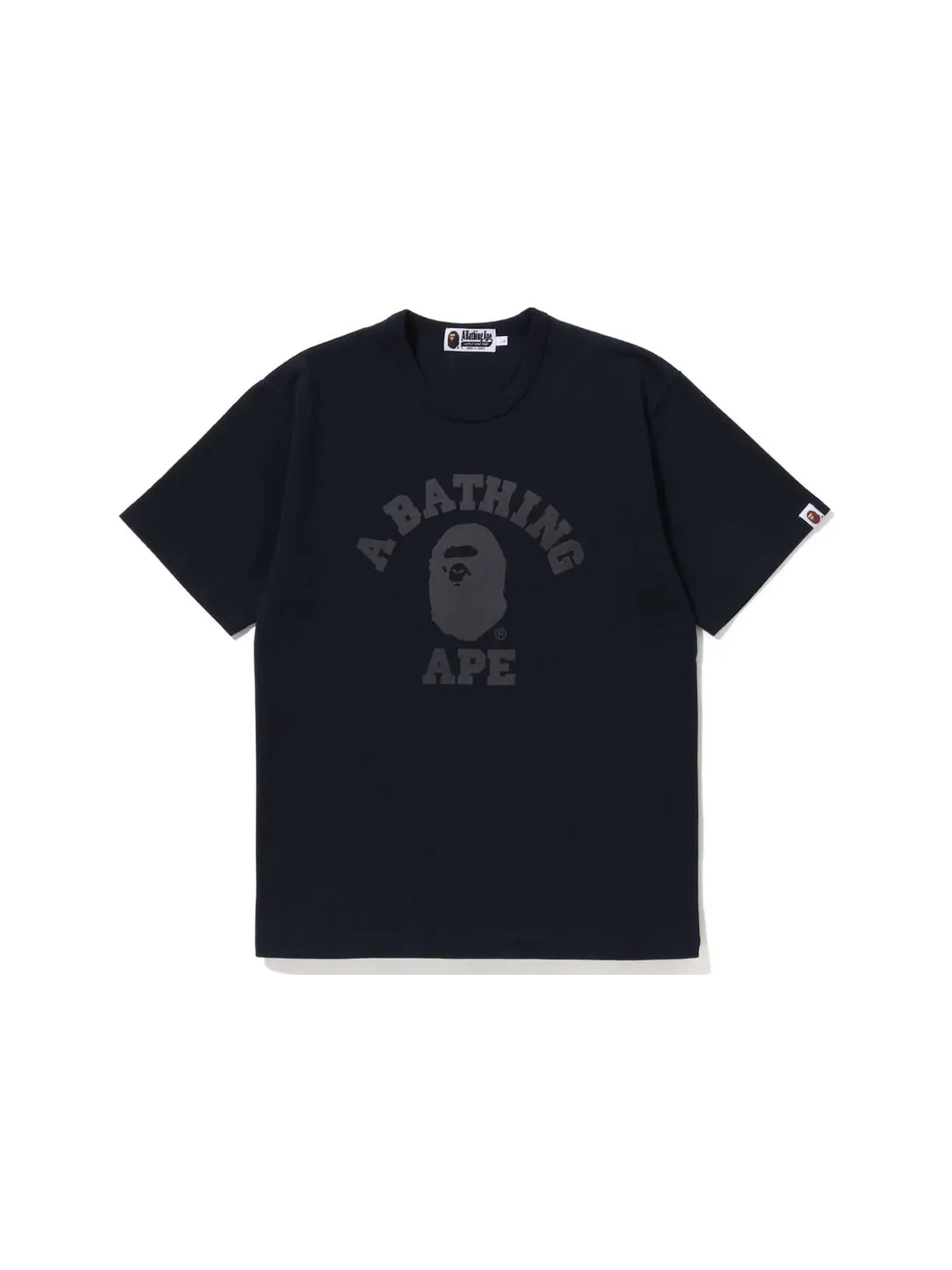 Мужская футболка с принтом BAPE Tee BAPE — изображение 1 из 1, темно-синий