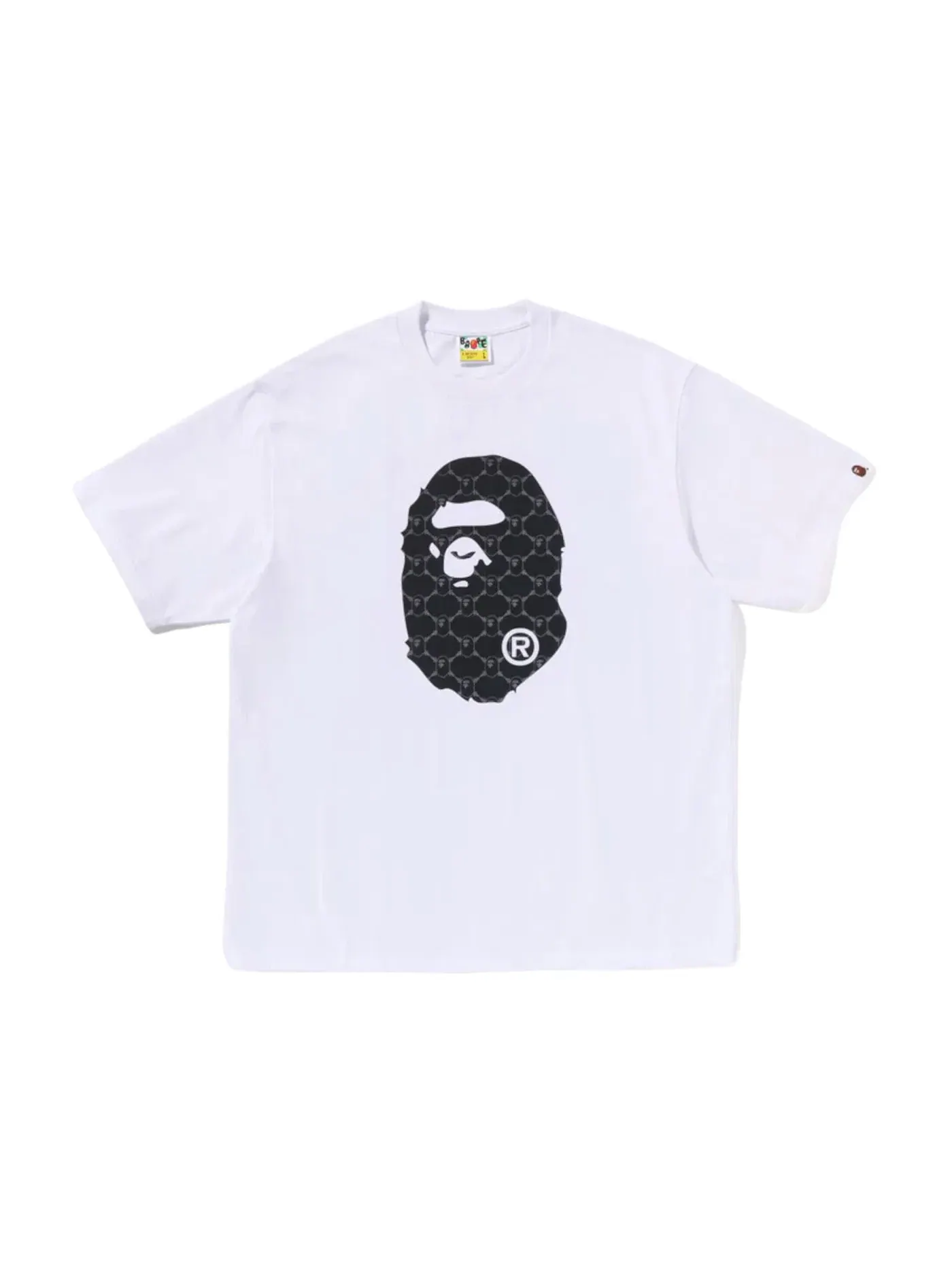 Мужская футболка с принтом BAPE Tee — изображение 1 из 1, белый