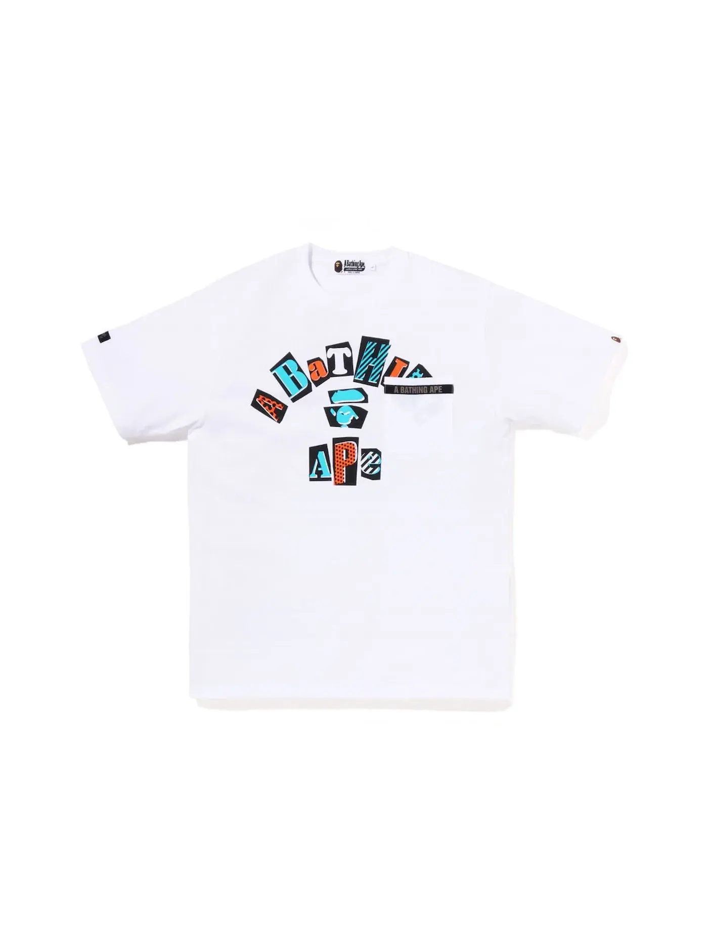 Мужская футболка с коротким рукавом BAPE — изображение 1 из 2, белый
