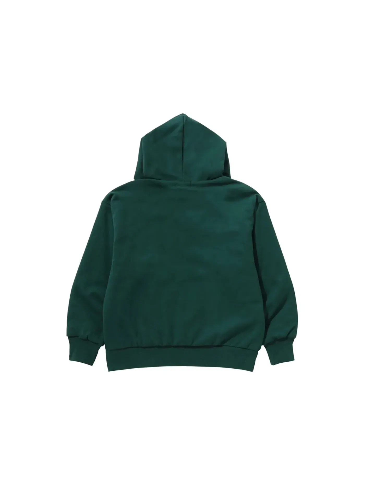 Мужской пуловер-худи свободного кроя BAPE College Puffy Relaxed Fit Pullover Hoodie BAPE — изображение 2 из 2, зеленый