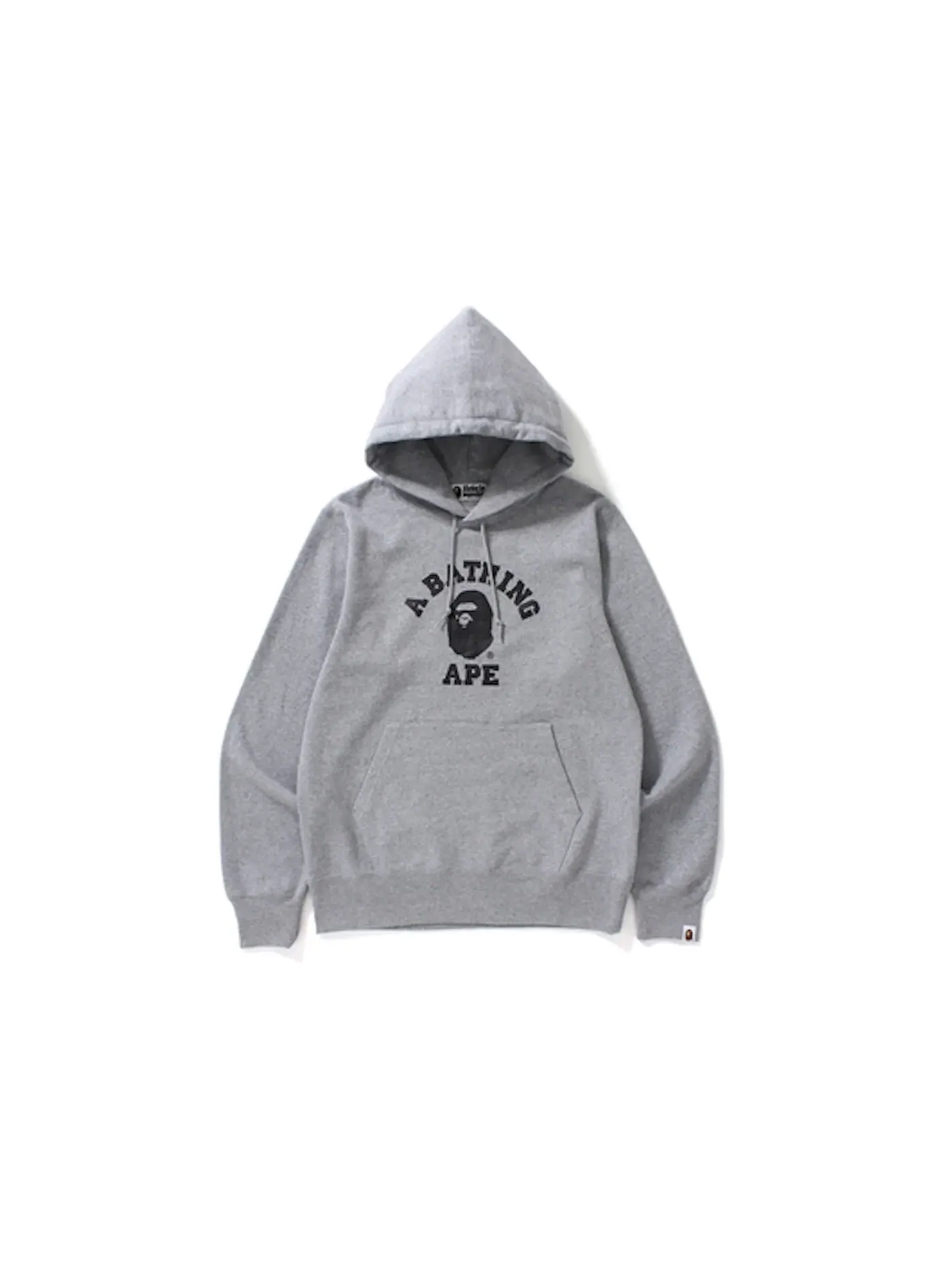 Мужской пуловер с капюшоном College BAPE — изображение 1 из 2, серый