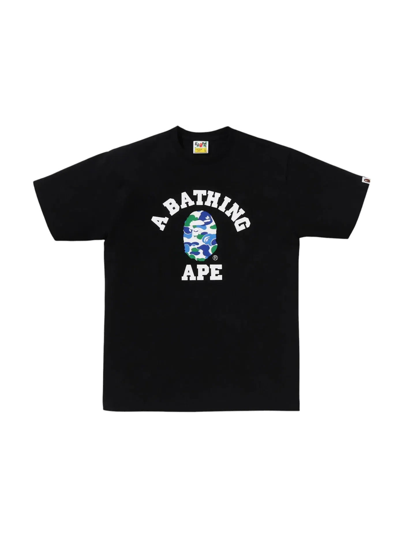 Мужская футболка BAPE College (Seibu Ikebukuro Store Exclusive) Tee — изображение 1 из 1, черный