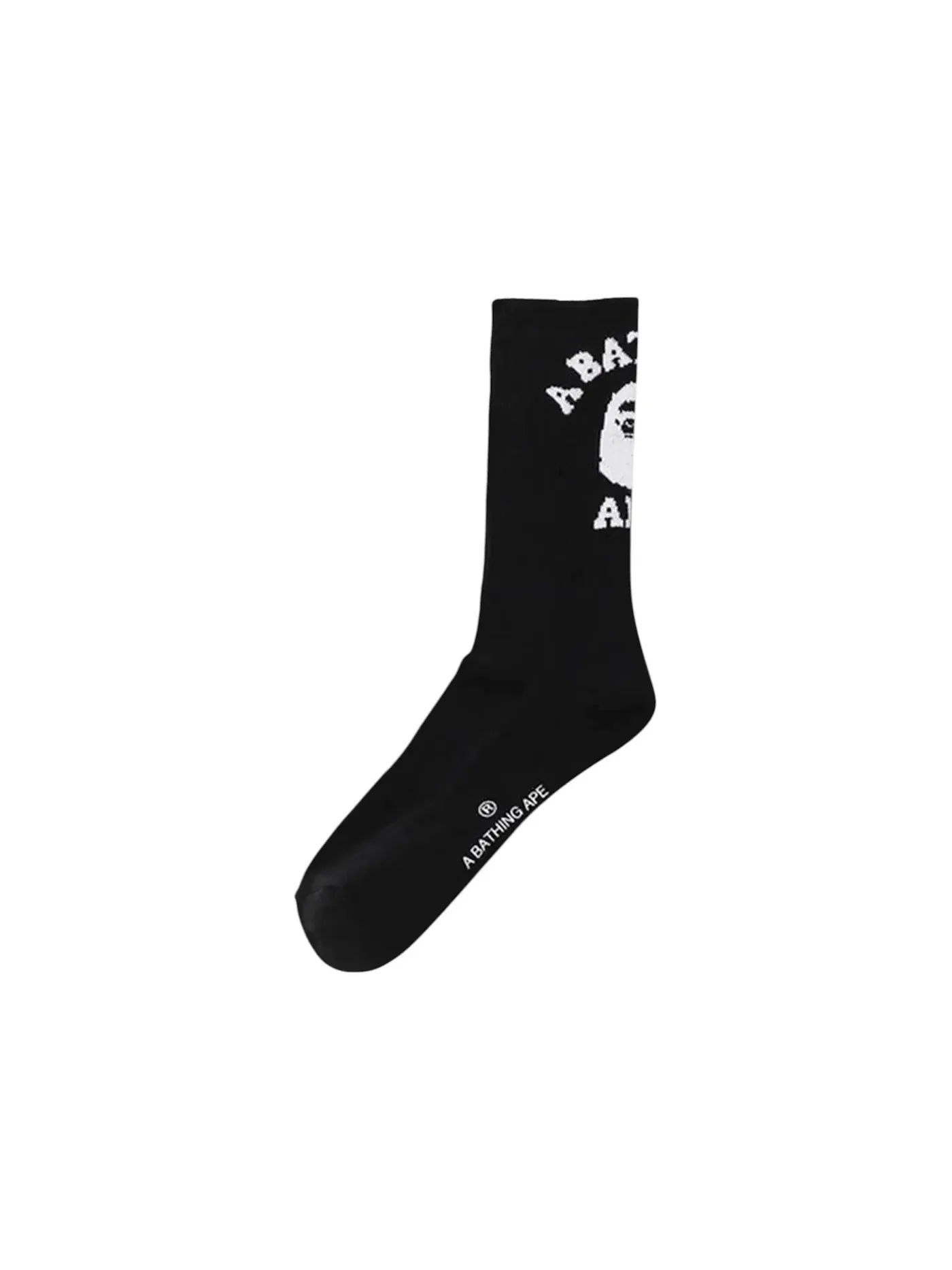 Мужские носки BAPE College Socks (FW25) — изображение 1 из 2, черный