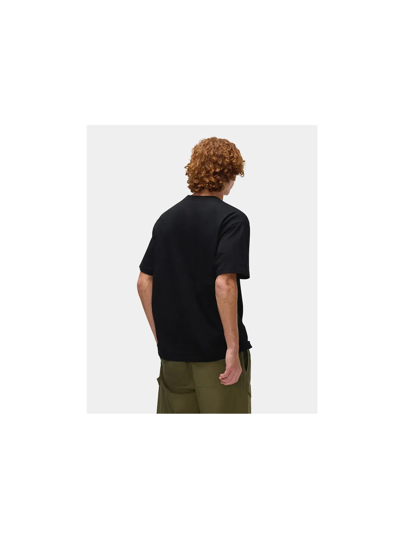 Мужская футболка с принтом College BAPE — изображение 4 из 5, черный