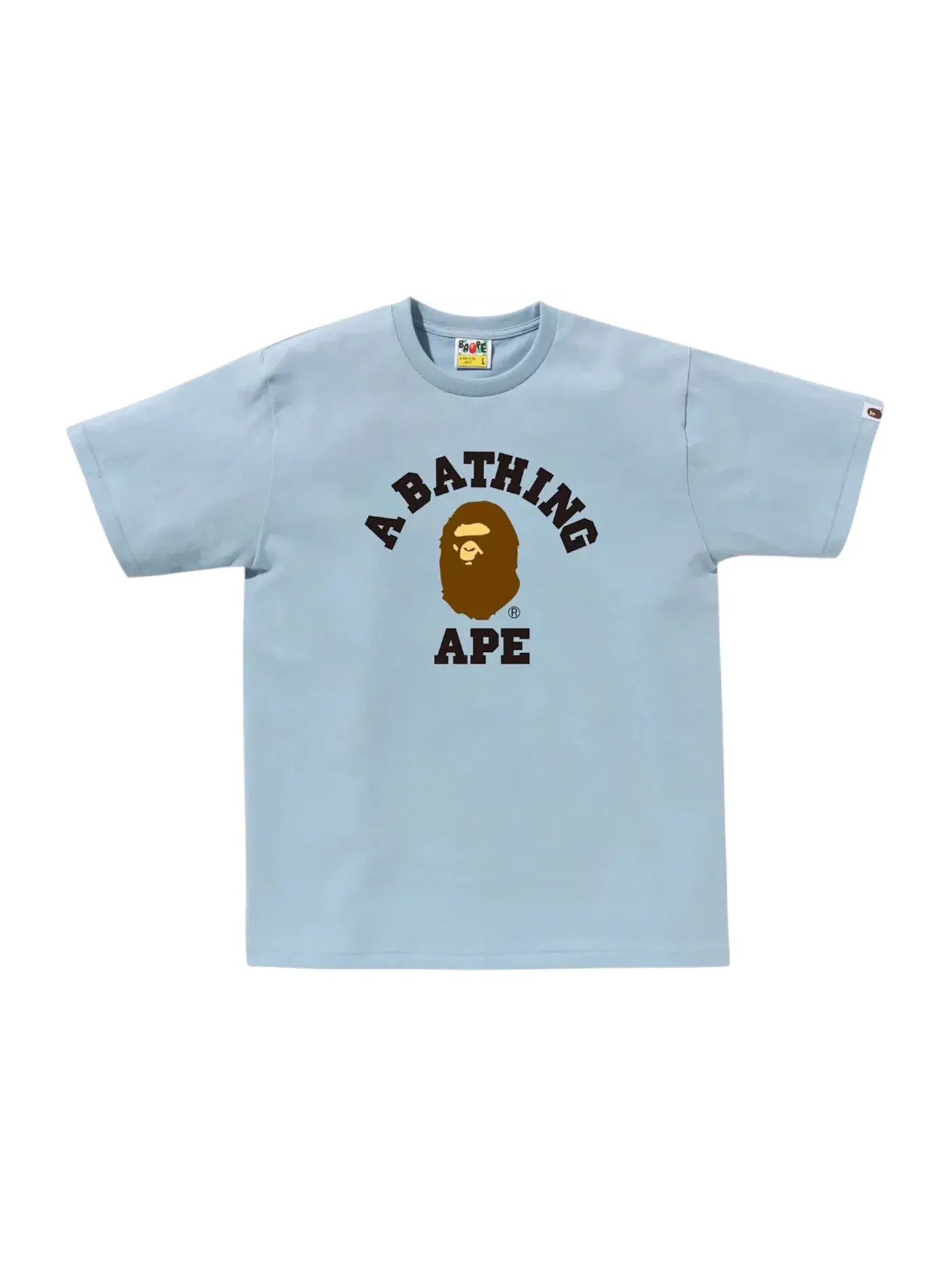 Мужская футболка с принтом BAPE Tee (FW25) — изображение 1 из 1, синий