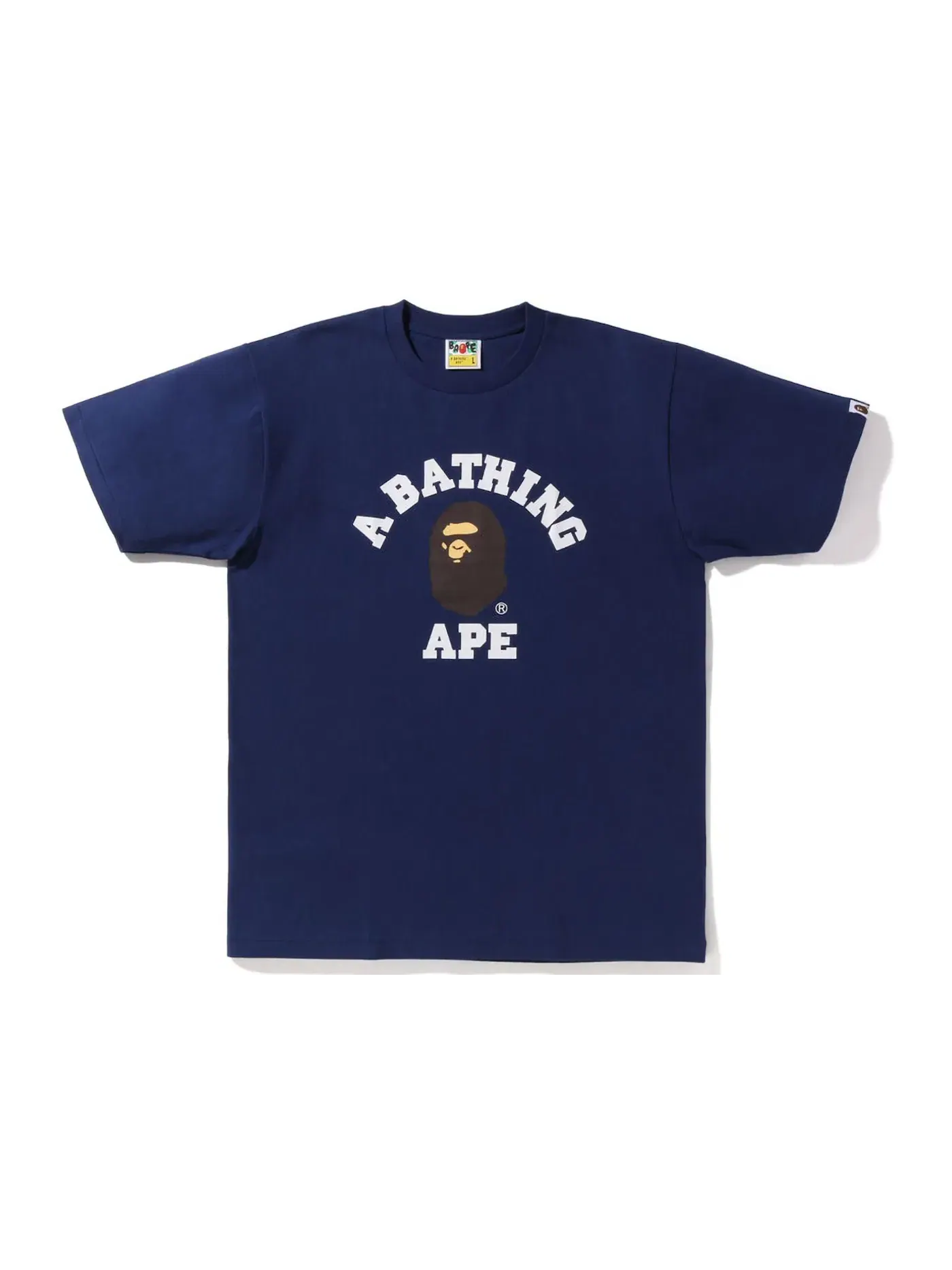 Мужская футболка с принтом BAPE Tee (SS23) — изображение 1 из 1, темно-синий