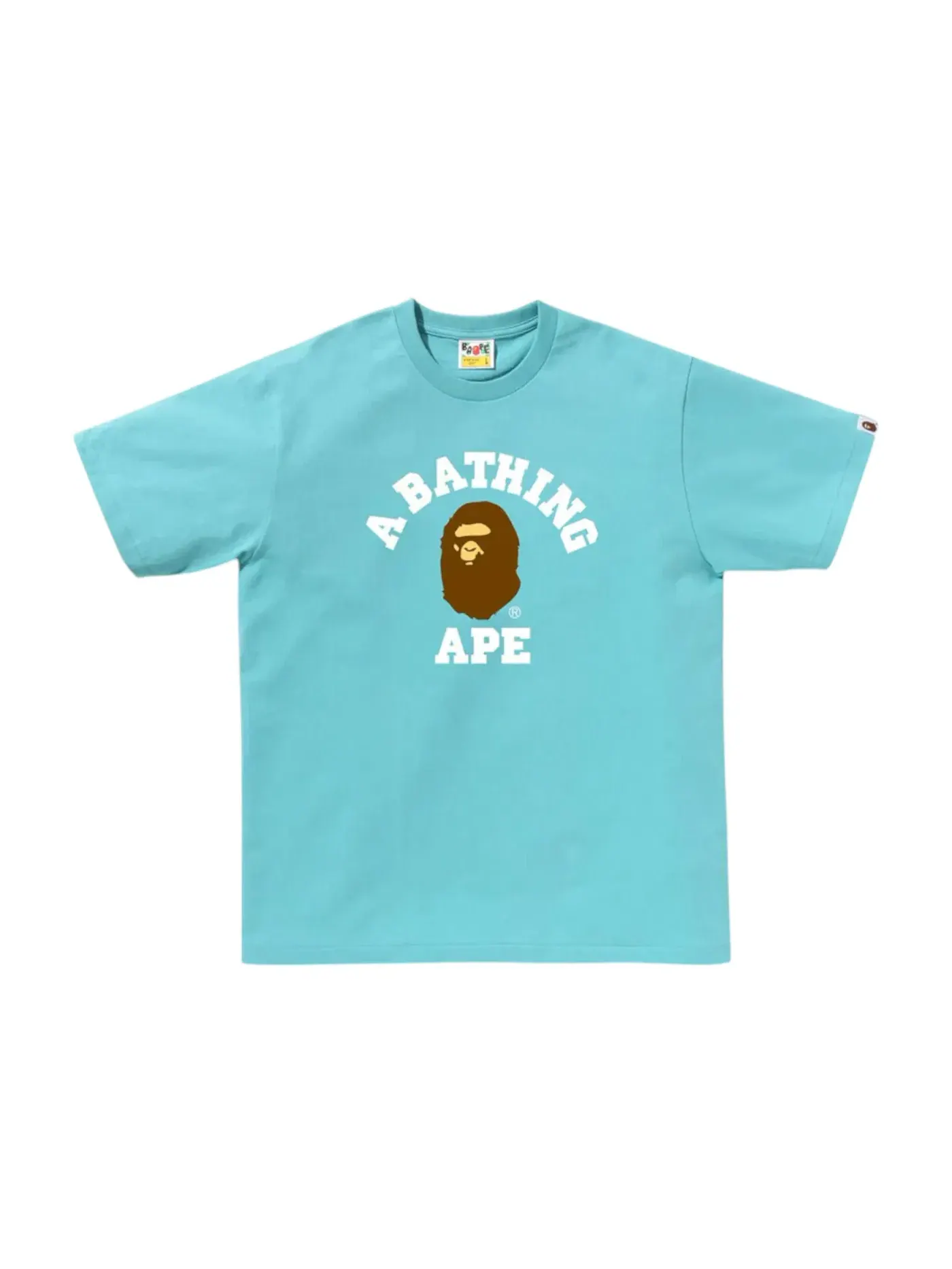 Мужская футболка с принтом Tee (SS25) BAPE — изображение 1 из 1, синий
