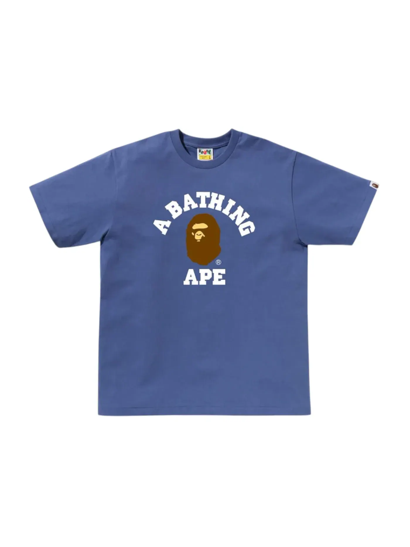 Мужская футболка с принтом BAPE Tee (SS25) — изображение 1 из 1, темно-синий