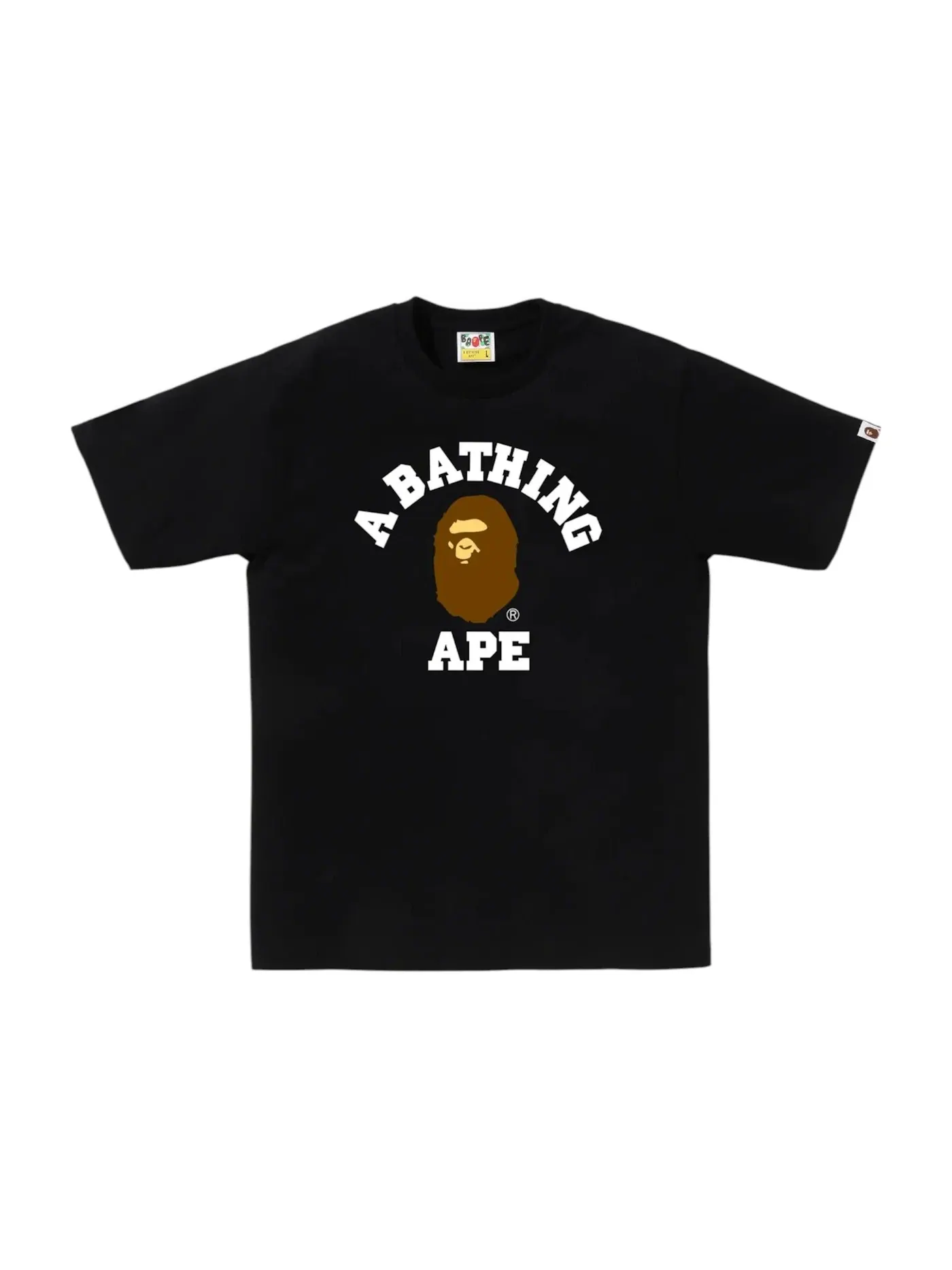 Мужская футболка с принтом BAPE Tee (SS26) — изображение 1 из 1, черный