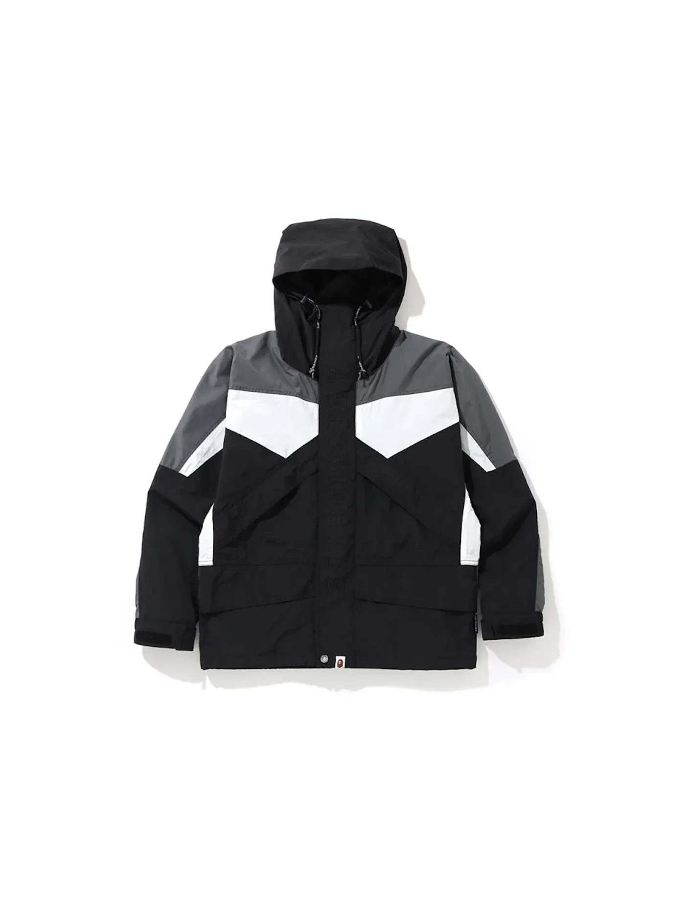Мужская куртка с цветовой блокировкой BAPE — изображение 1 из 1, черный