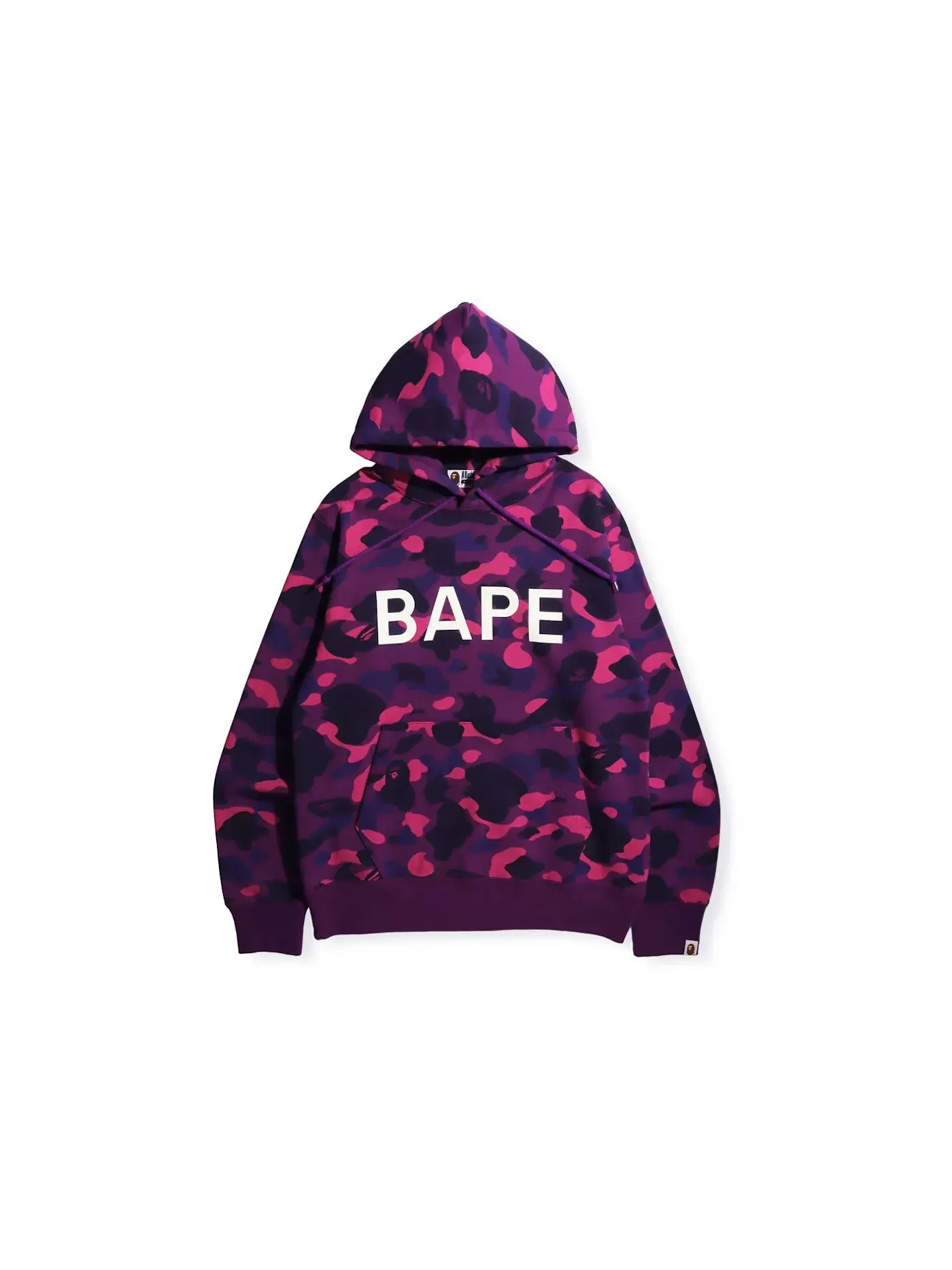 Мужской свитшот-худи с камуфляжным принтом BAPE Purple — изображение 1 из 1