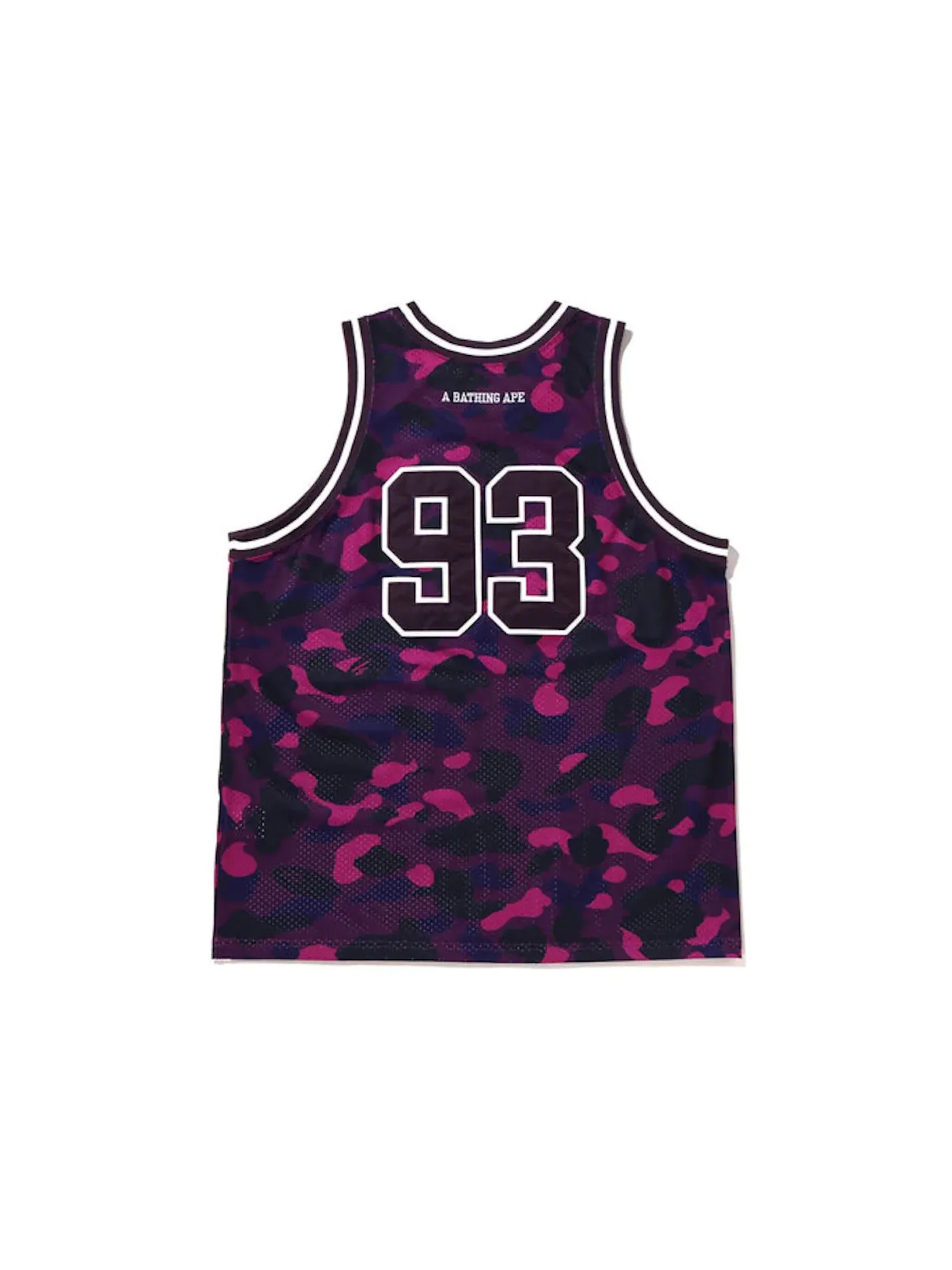 Мужская майка с камуфляжным принтом Color Camo BAPE — изображение 2 из 2, фиолетовый