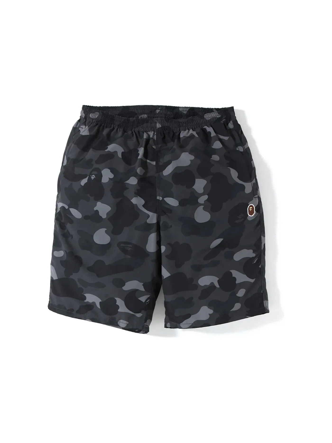 Мужские шорты с камуфляжным принтом BAPE — изображение 1 из 2, черный