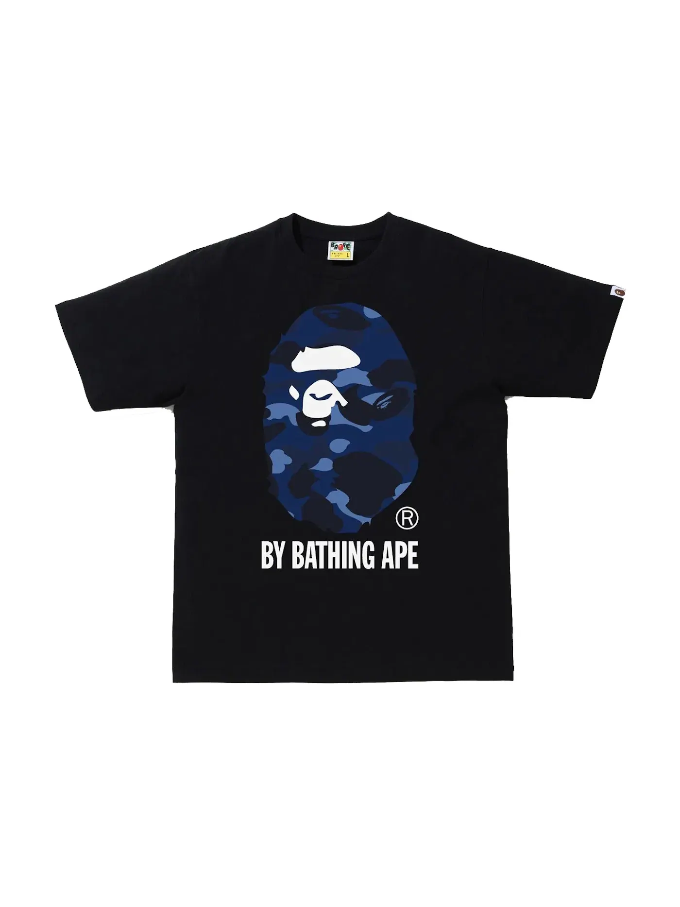 Мужская футболка с принтом BAPE Color Camo Tee BAPE — изображение 1 из 1, черный