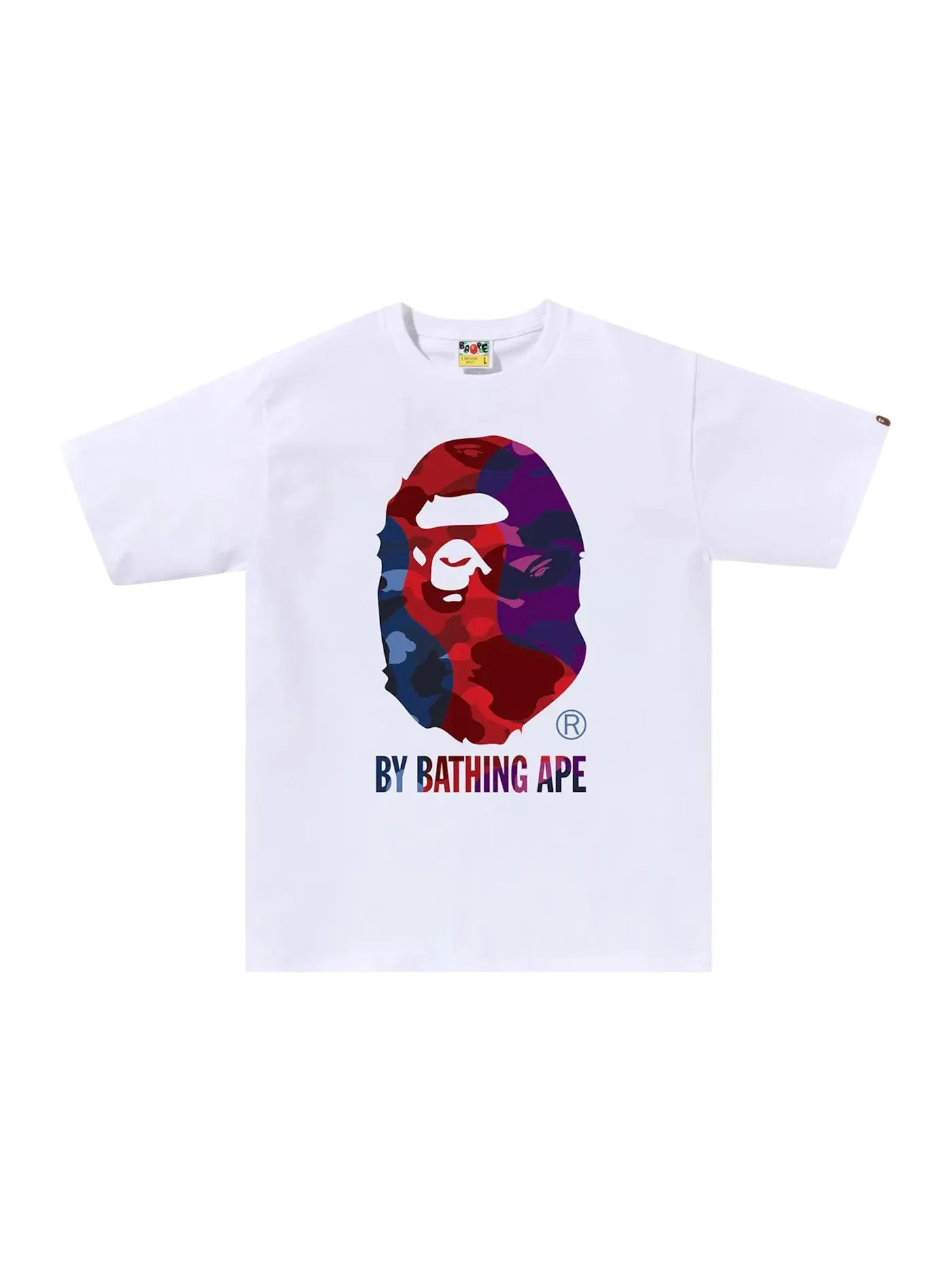 Мужская футболка с принтом Tee (FW25) BAPE — изображение 1 из 1, белый