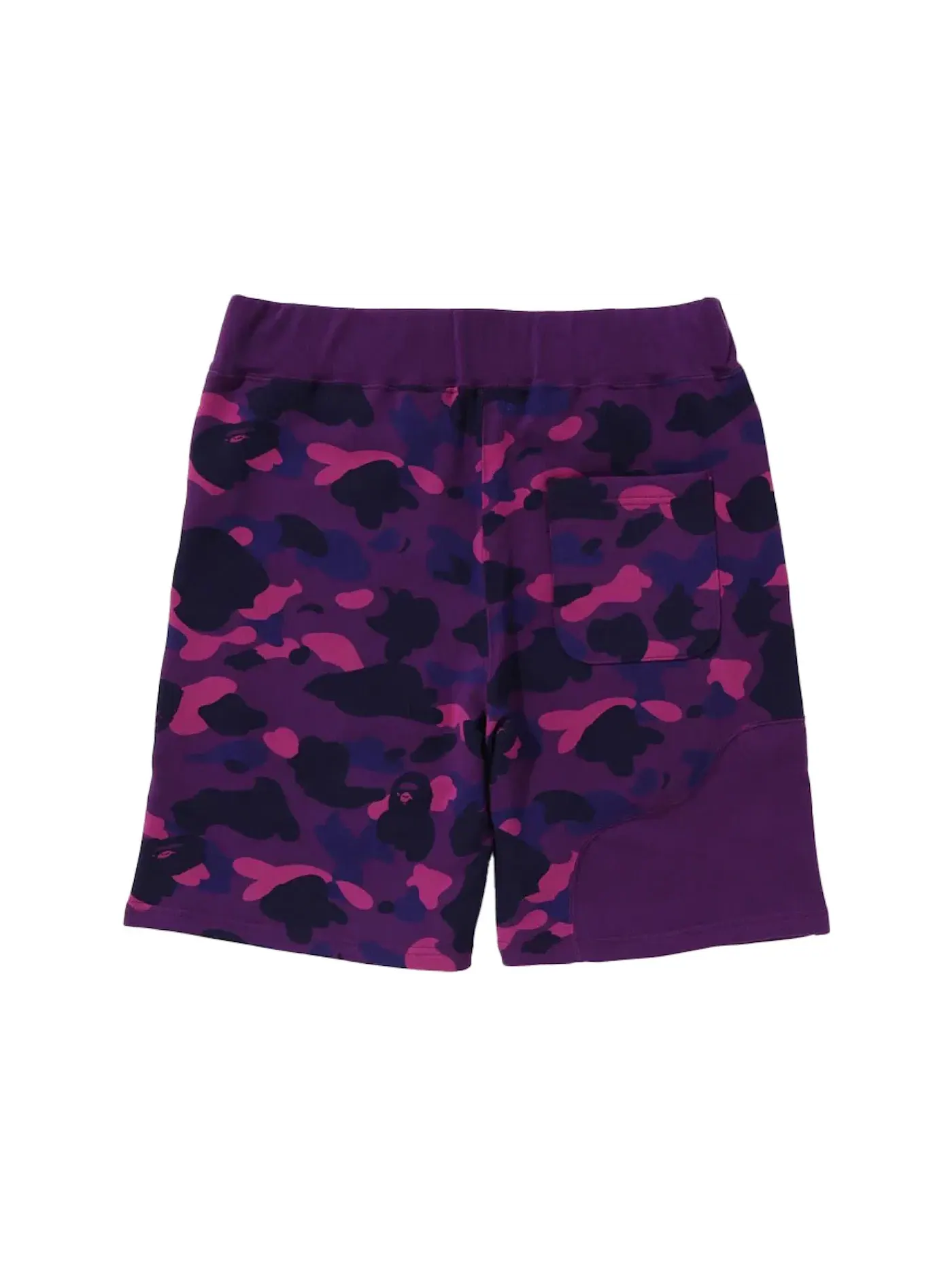 Мужские шорты с камуфляжным принтом BAPE Shorts — изображение 2 из 2, фиолетовый