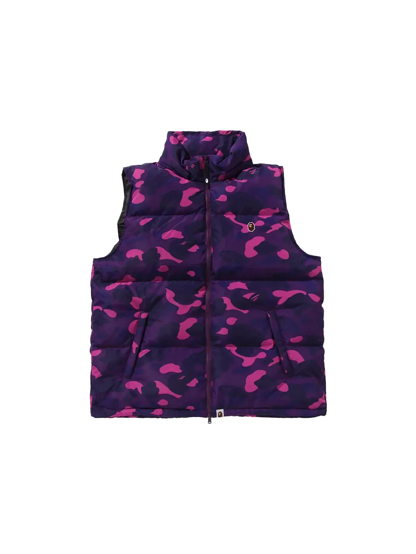 Мужской жилет с камуфляжным принтом BAPE — изображение 2 из 3, фиолетовый