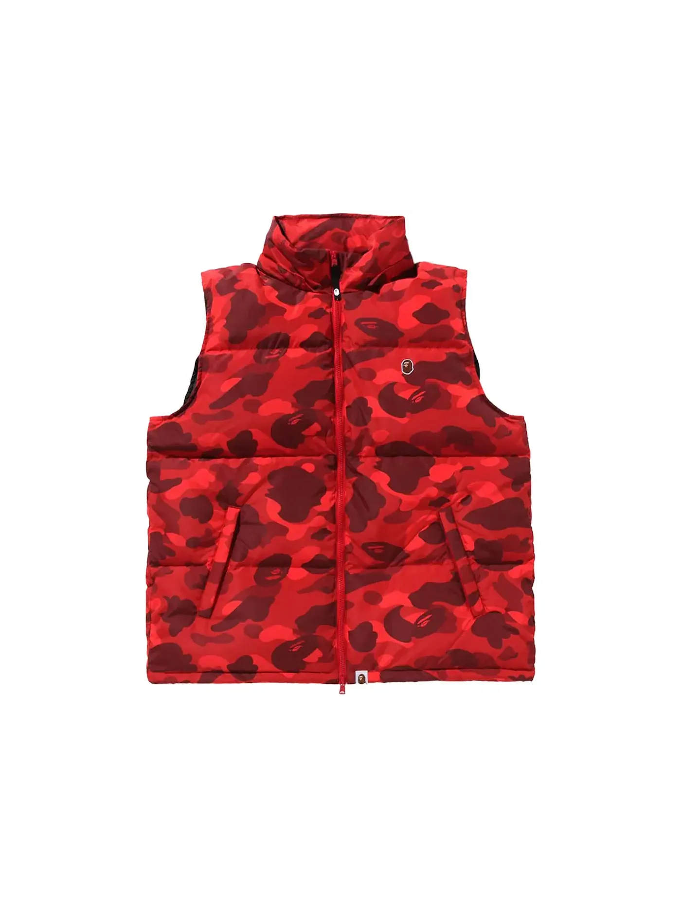 Мужской жилет с камуфляжным принтом BAPE — изображение 2 из 3, красный
