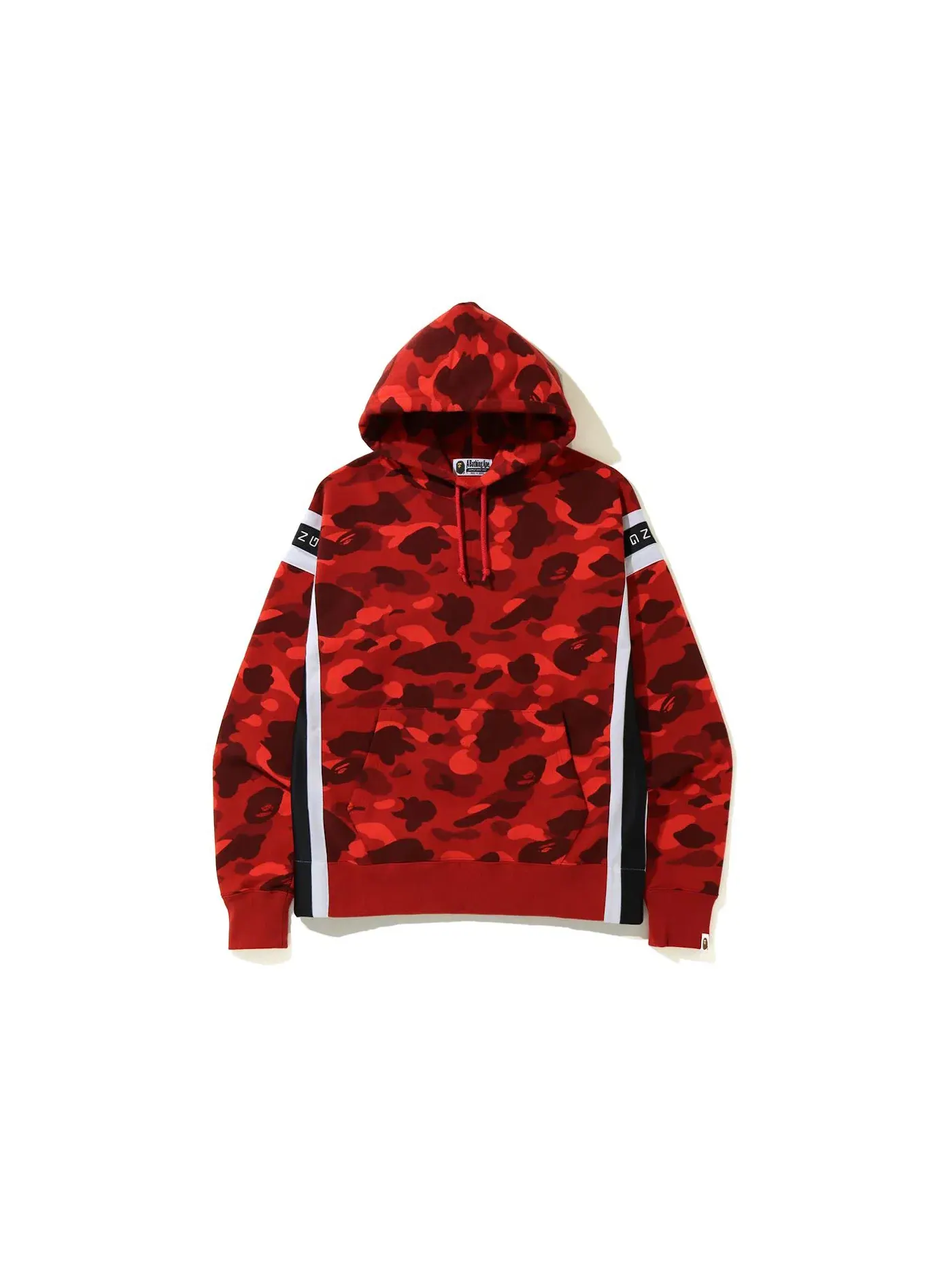 Мужской пуловер с камуфляжным принтом Hoodie BAPE — изображение 1 из 1, красный