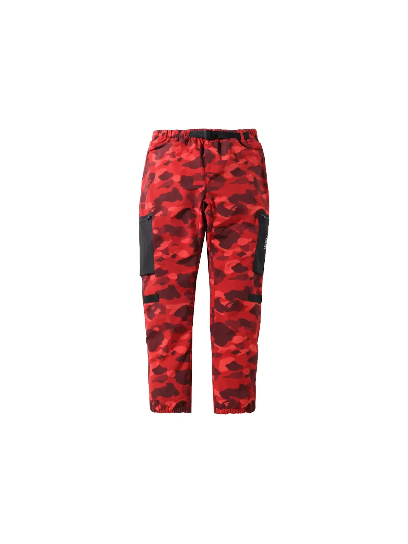 Мужские брюки с камуфляжным принтом BAPE — изображение 1 из 3, красный