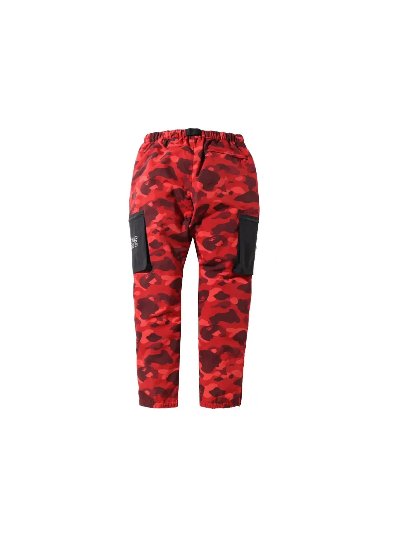 Мужские брюки с камуфляжным принтом BAPE — изображение 2 из 3, красный