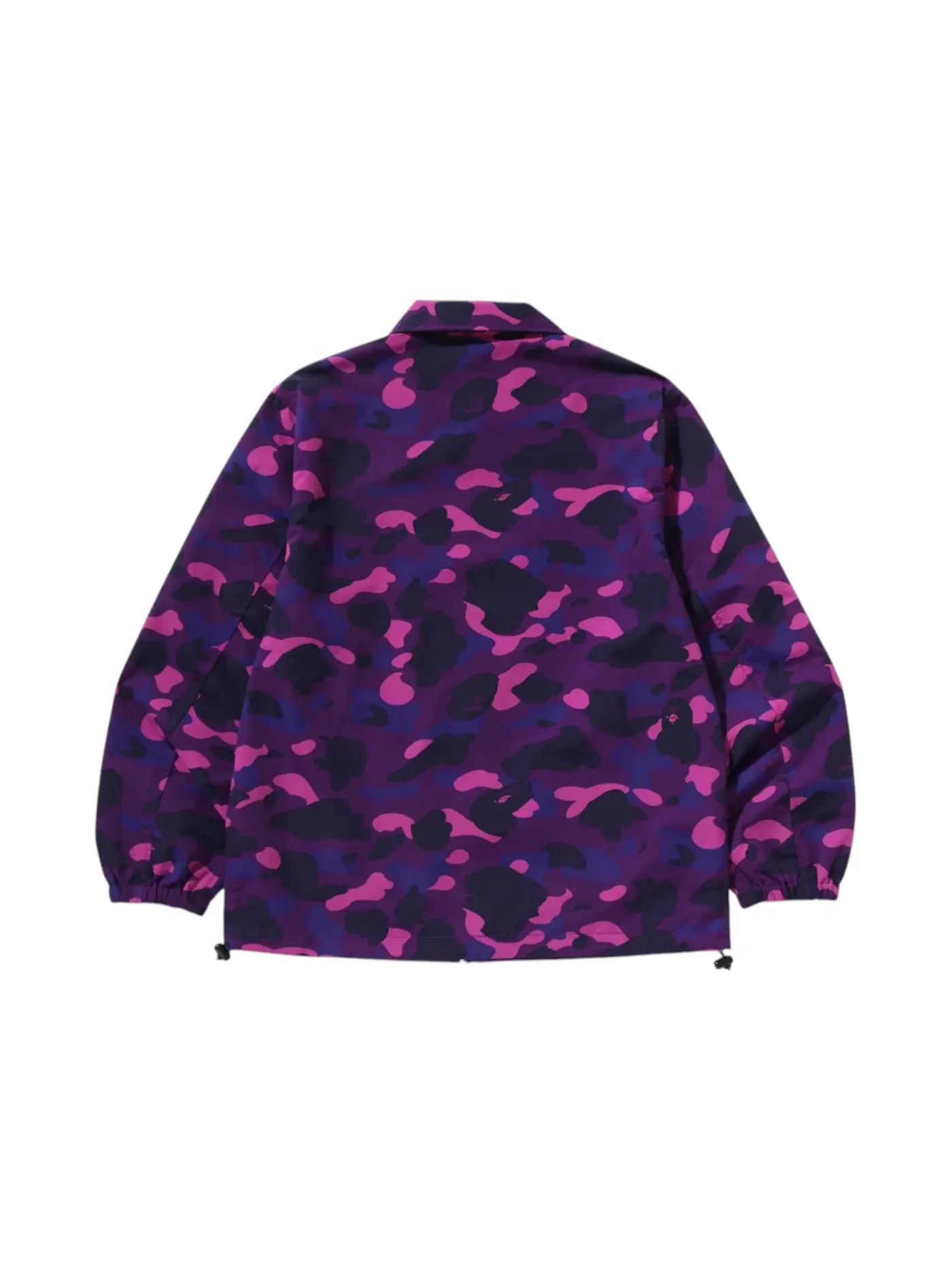 Мужская куртка-тренч с принтом BAPE Color Camo One Point Coach Jacket Purple — изображение 2 из 2
