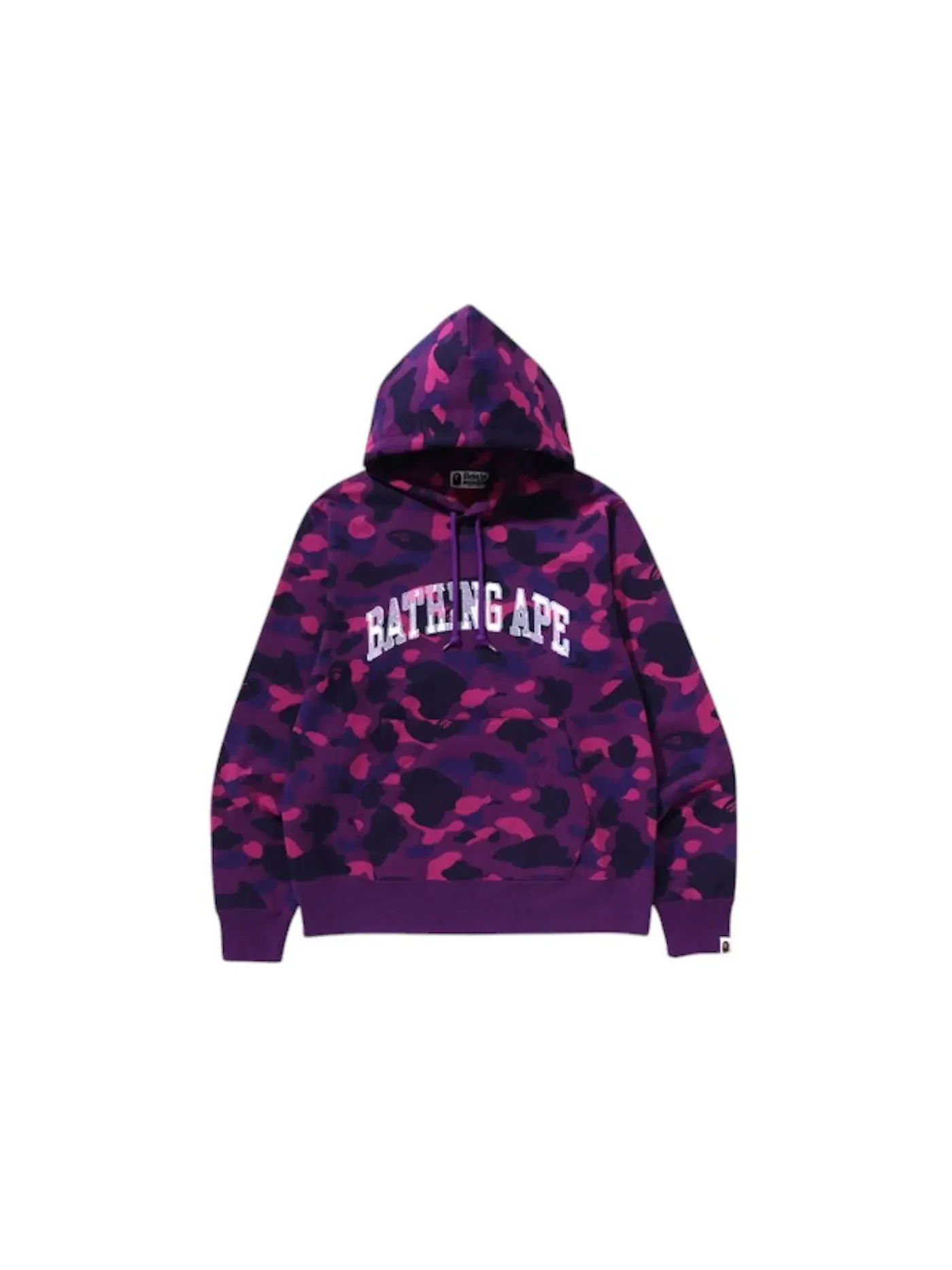 Мужской худи с камуфляжным принтом BAPE Hoodie (SS25) — изображение 1 из 2, фиолетовый