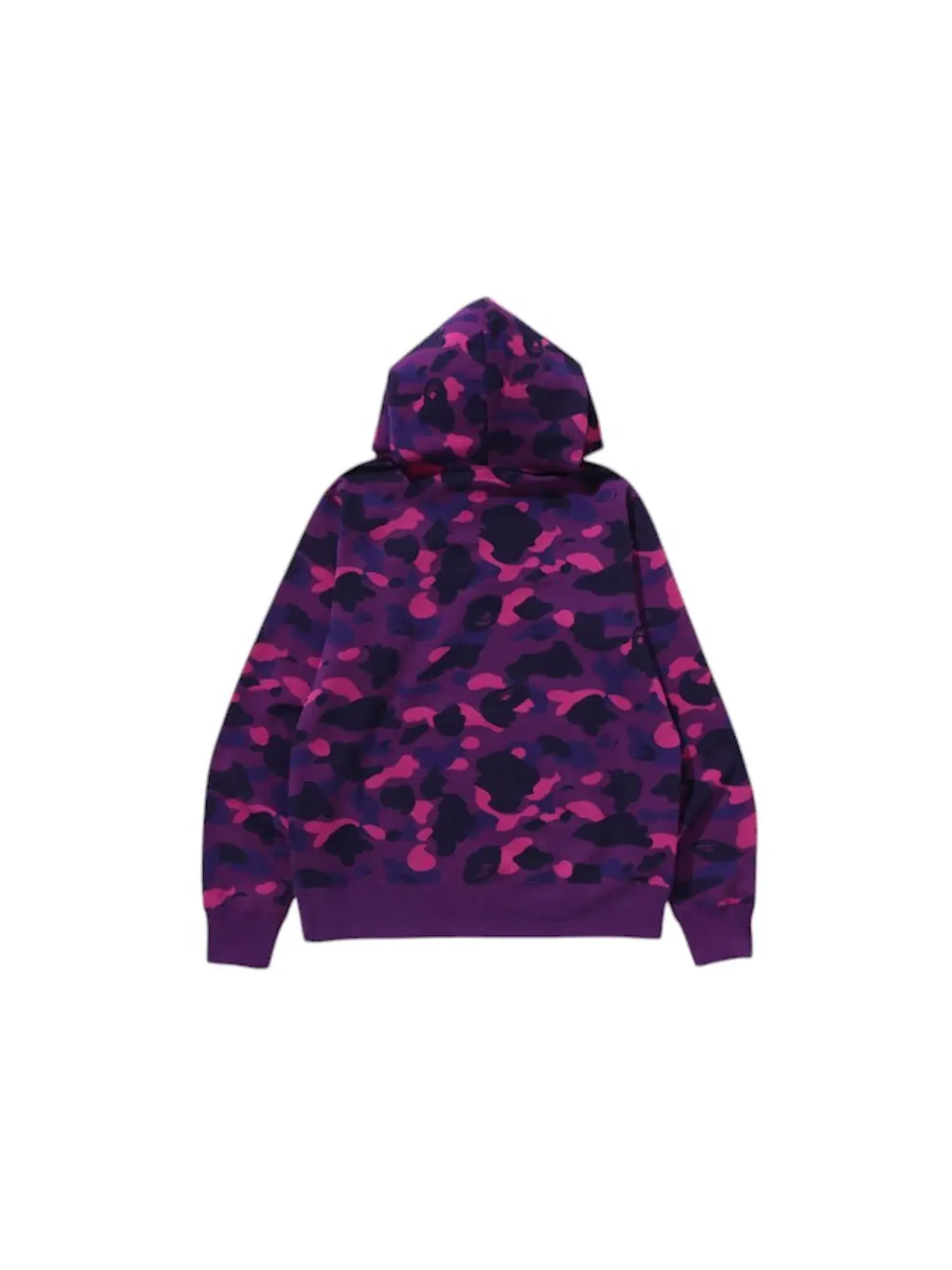 Мужской худи с камуфляжным принтом BAPE Hoodie (SS25) — изображение 2 из 2, фиолетовый