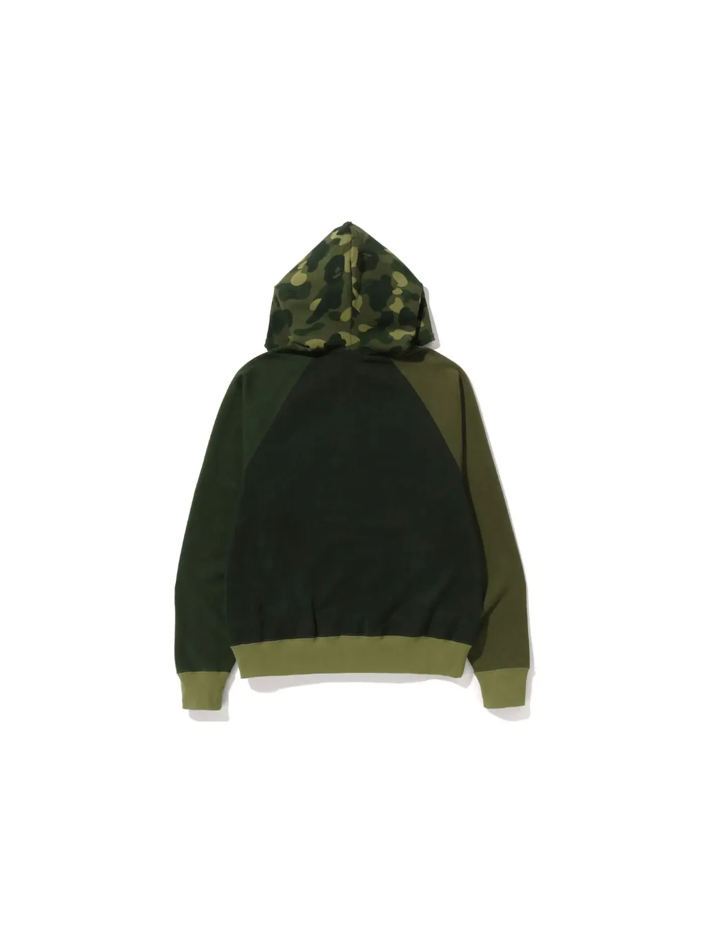 Мужская худи свободного кроя с принтом Camo BAPE — изображение 2 из 2, зеленый
