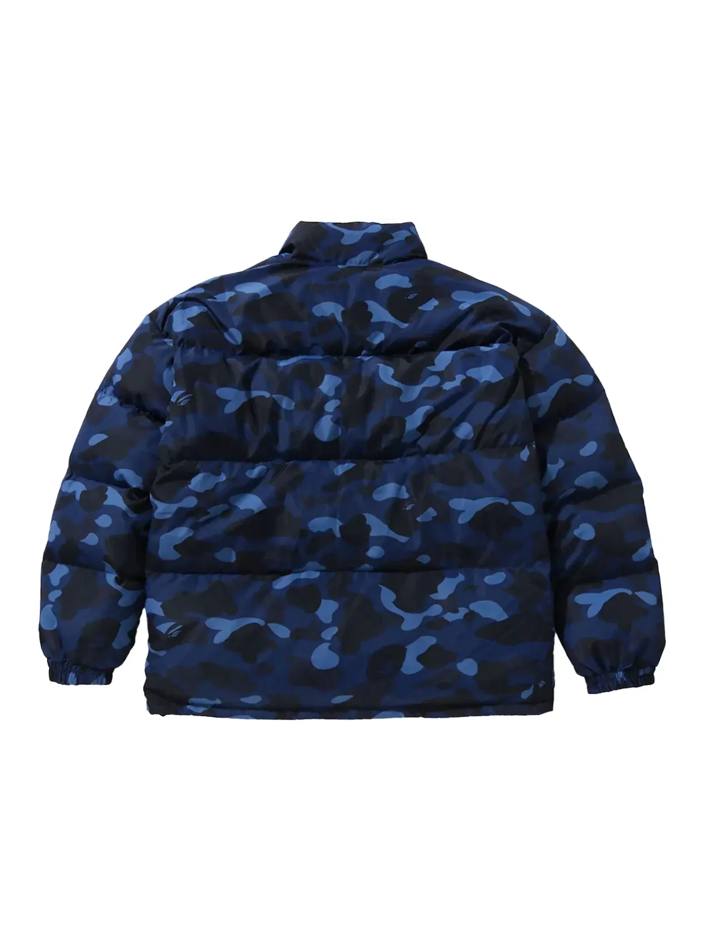 Мужская куртка с принтом BAPE Color Camo Reversible Down Jacket BAPE — изображение 2 из 3, темно-синий