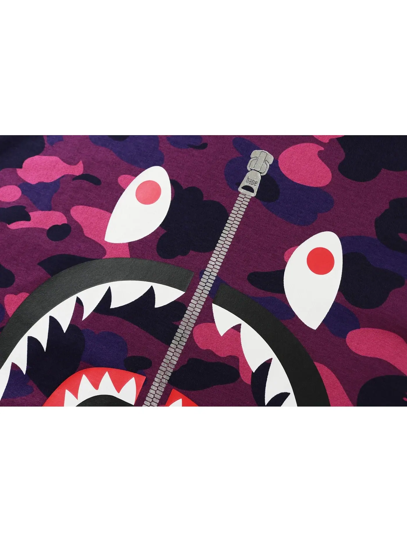 Мужская футболка с длинным рукавом BAPE — изображение 3 из 3, фиолетовый