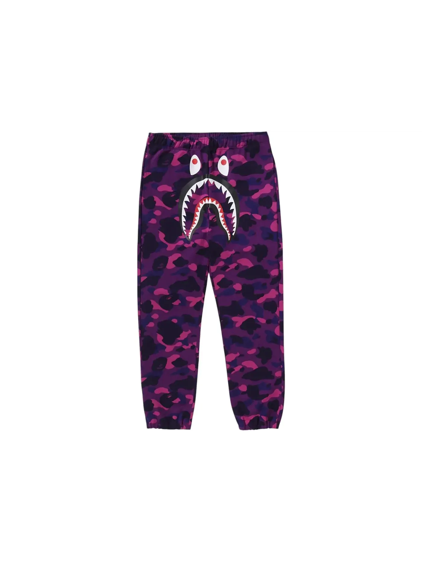 Мужские спортивные штаны с камуфляжным принтом BAPE — изображение 1 из 2, фиолетовый