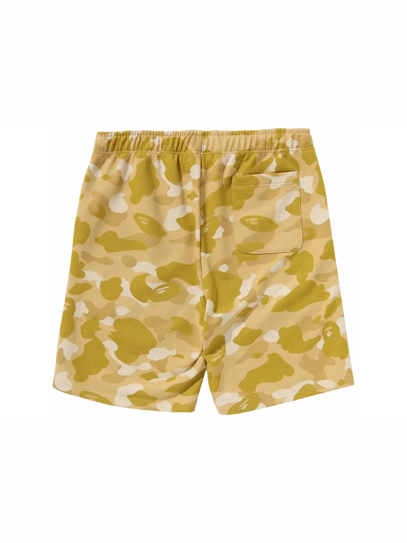 Мужские шорты с принтом BAPE Color Camo Shark Shorts (SS24) BAPE — изображение 2 из 2, желтый