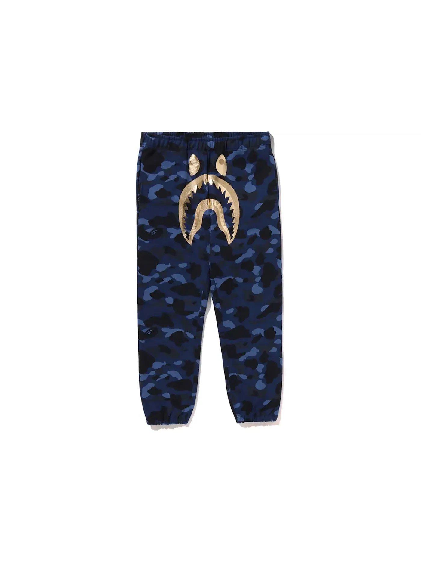 Мужские спортивные штаны с принтом BAPE Color Camo Shark Sweatpant BAPE — изображение 1 из 2, темно-синий