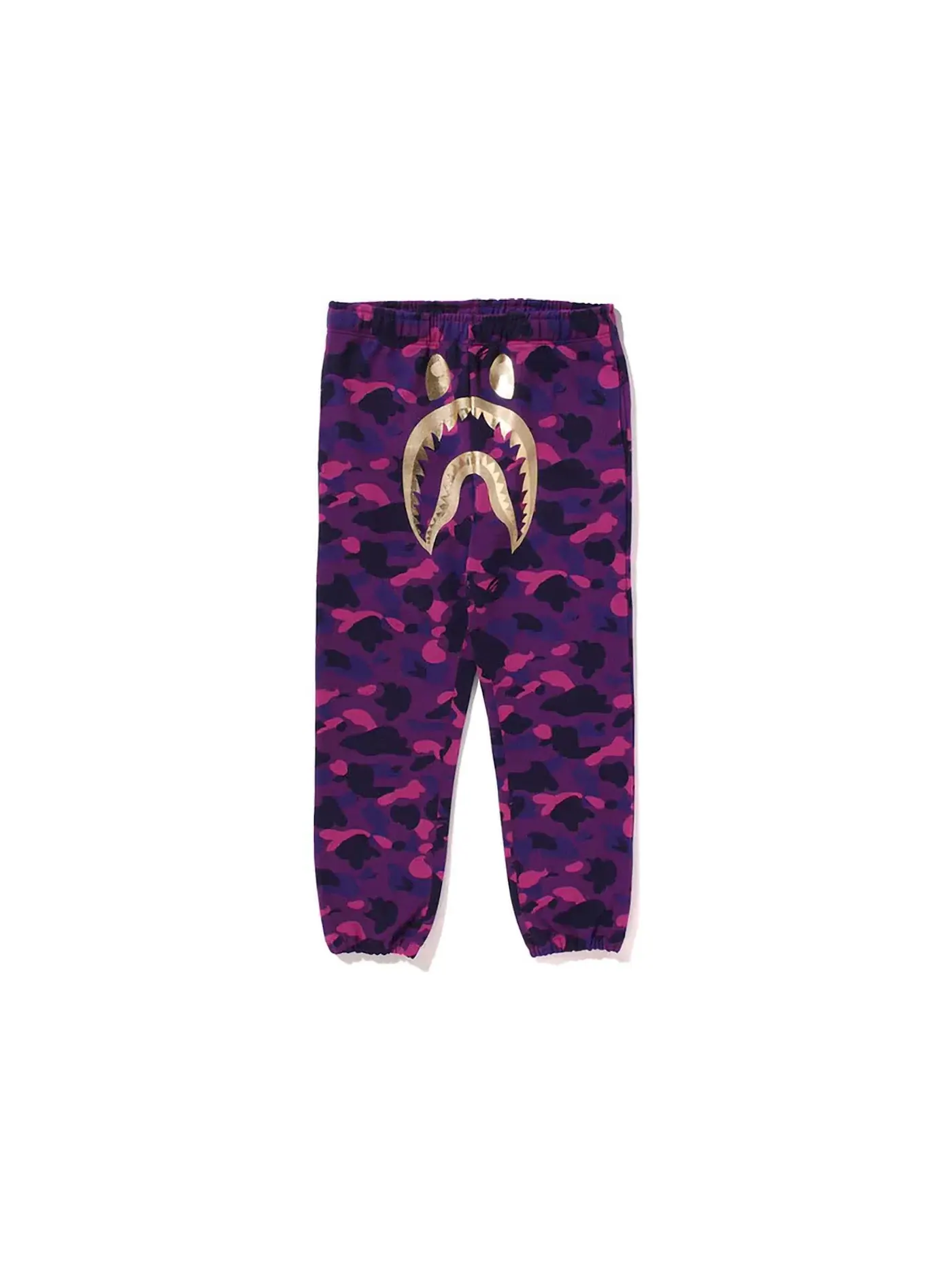 Мужские спортивные штаны с камуфляжным принтом BAPE Sweatpant — изображение 1 из 2, фиолетовый