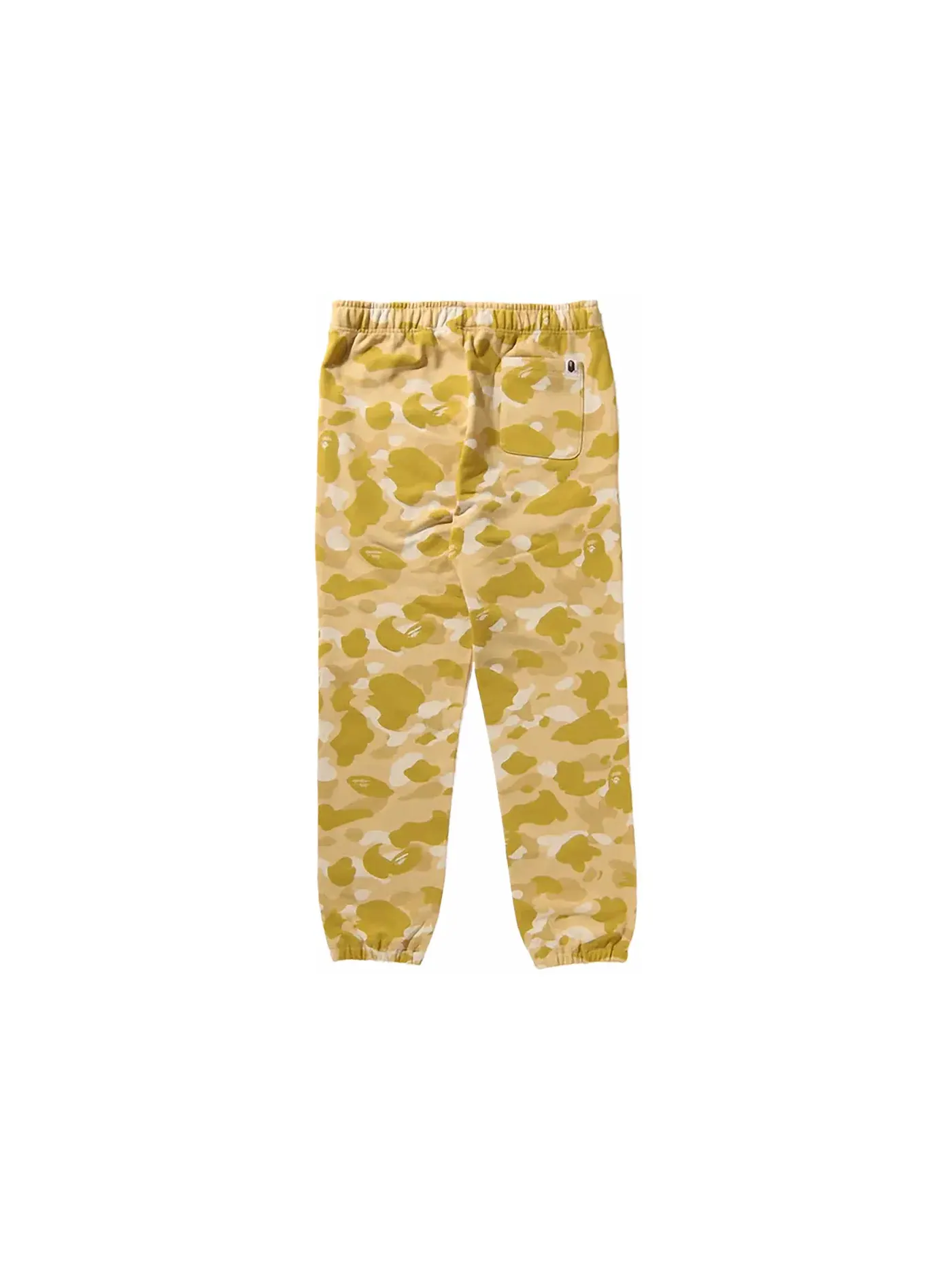 Мужские спортивные штаны с камуфляжным принтом Sweatpant BAPE — изображение 2 из 2, желтый