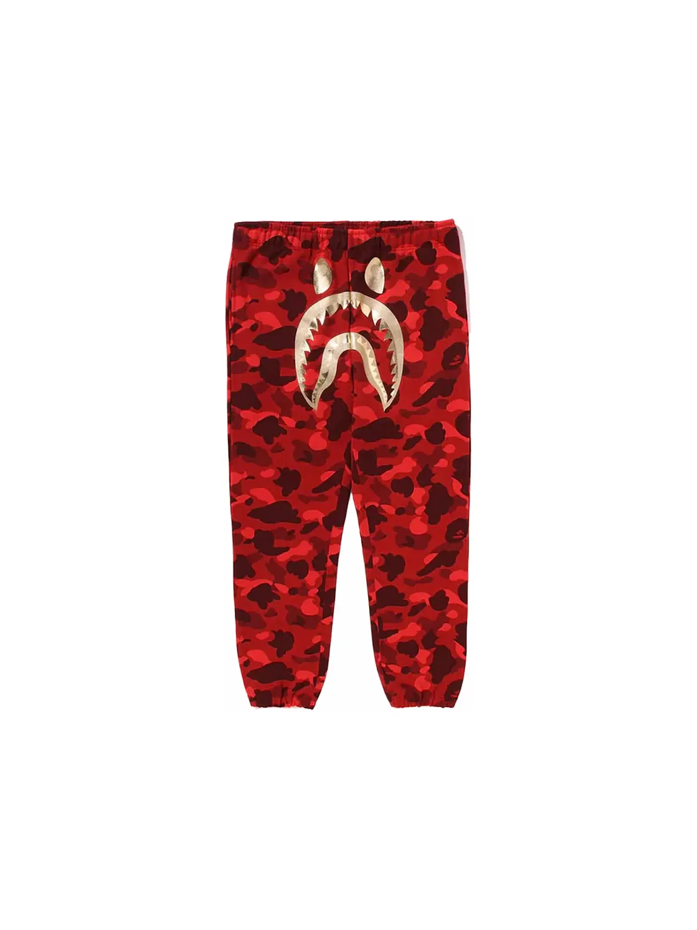 Мужские спортивные штаны с камуфляжным принтом BAPE Sweatpant — изображение 1 из 2, красный